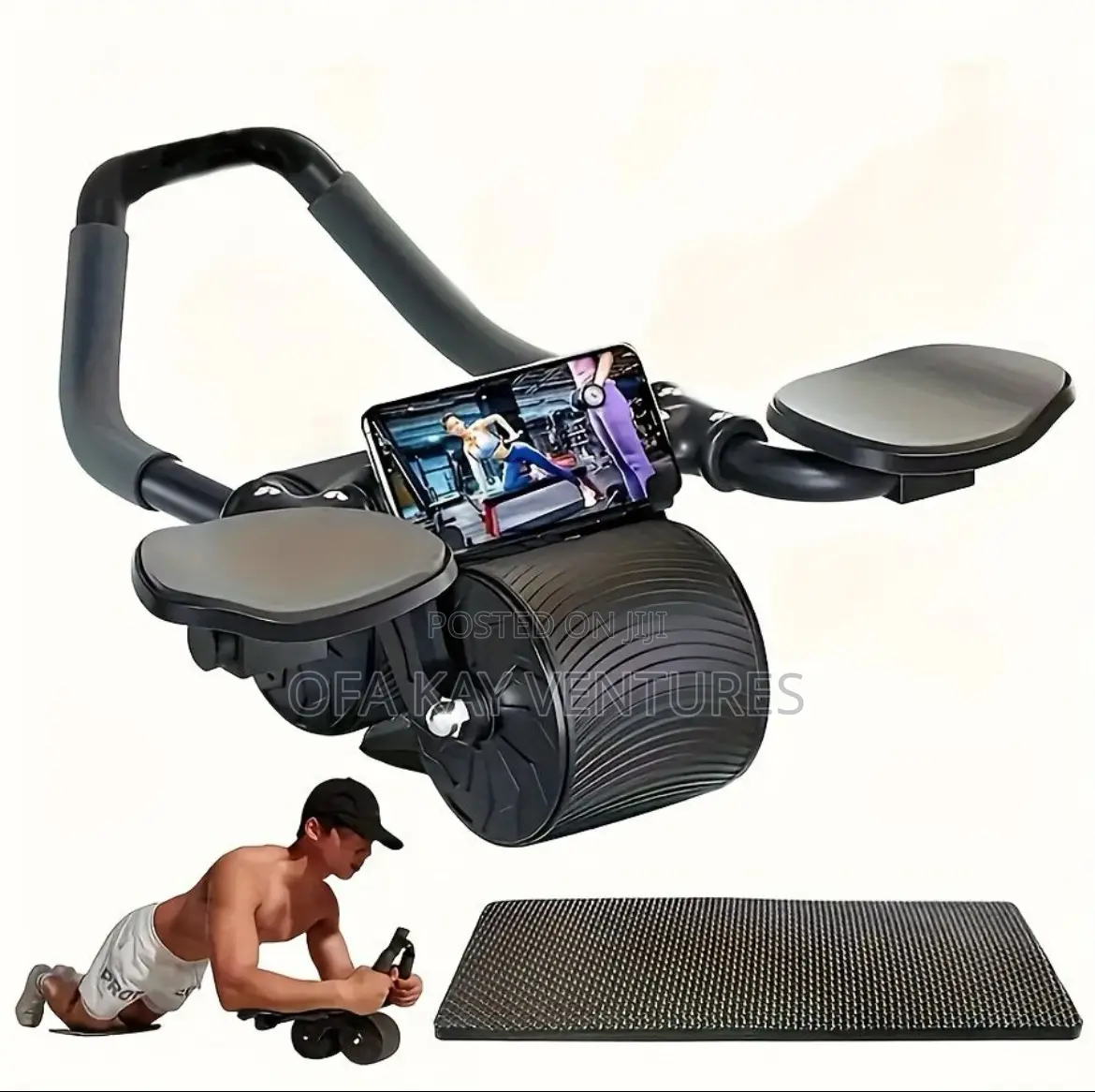 Unisex Pro Abdominal Fat Burning Wheel