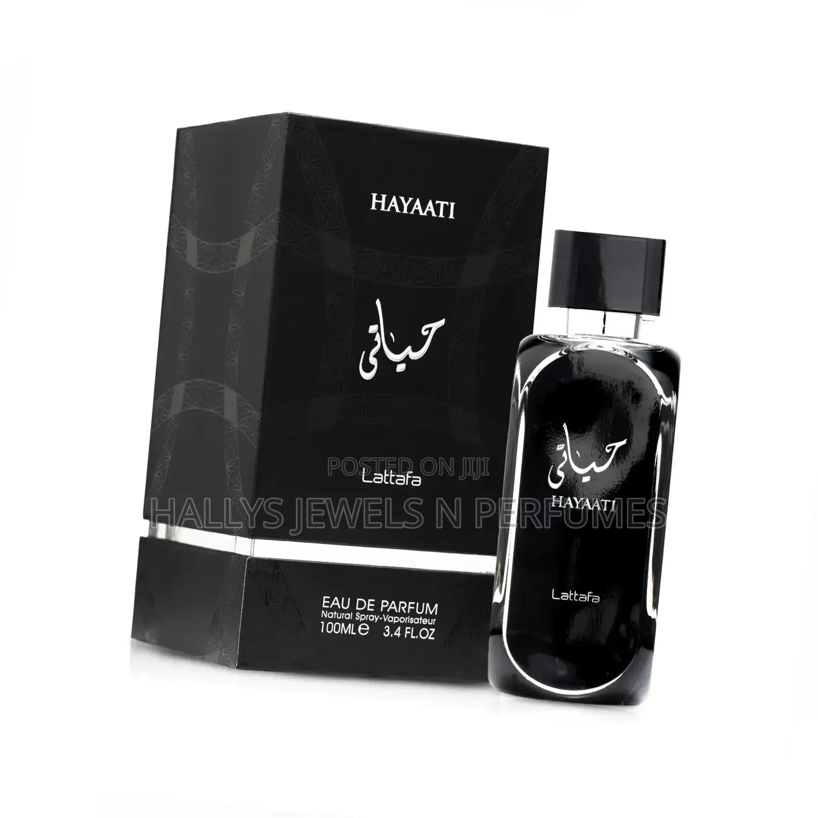 Hyaati Noir (Black) Perfume Lattafa, 100ml, Men's