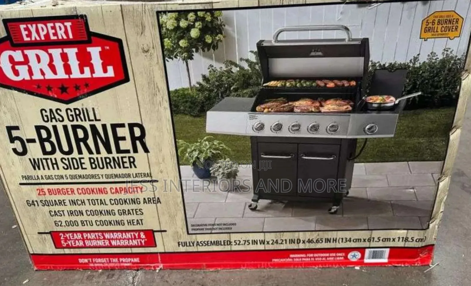 Expert Grill 5-Burner Gas BBQ Grill