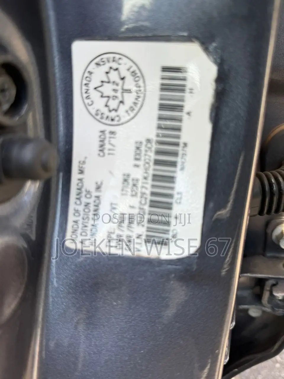 Honda Civic EX Sedan 2019 Gray