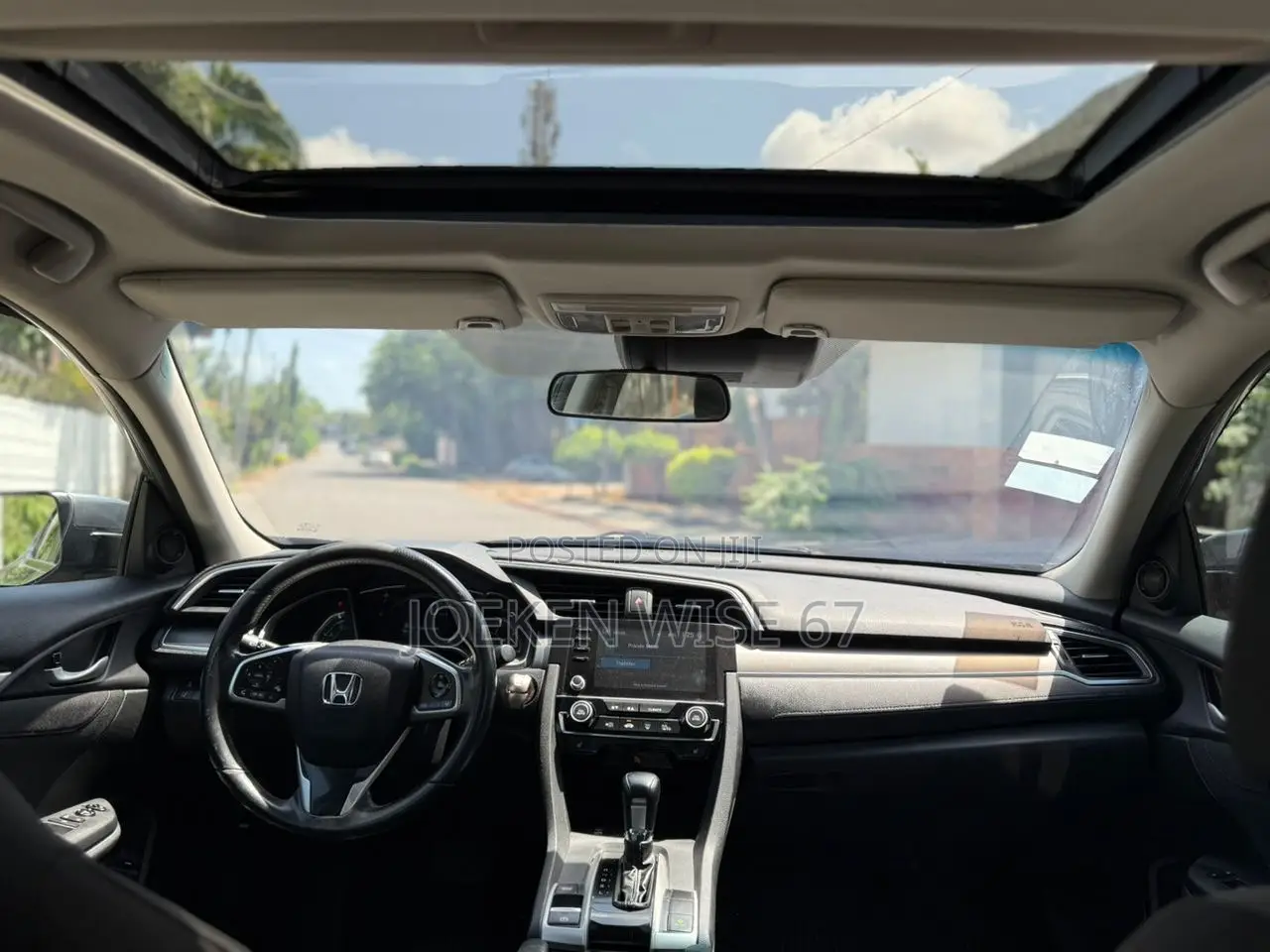 Honda Civic EX Sedan 2019 Gray