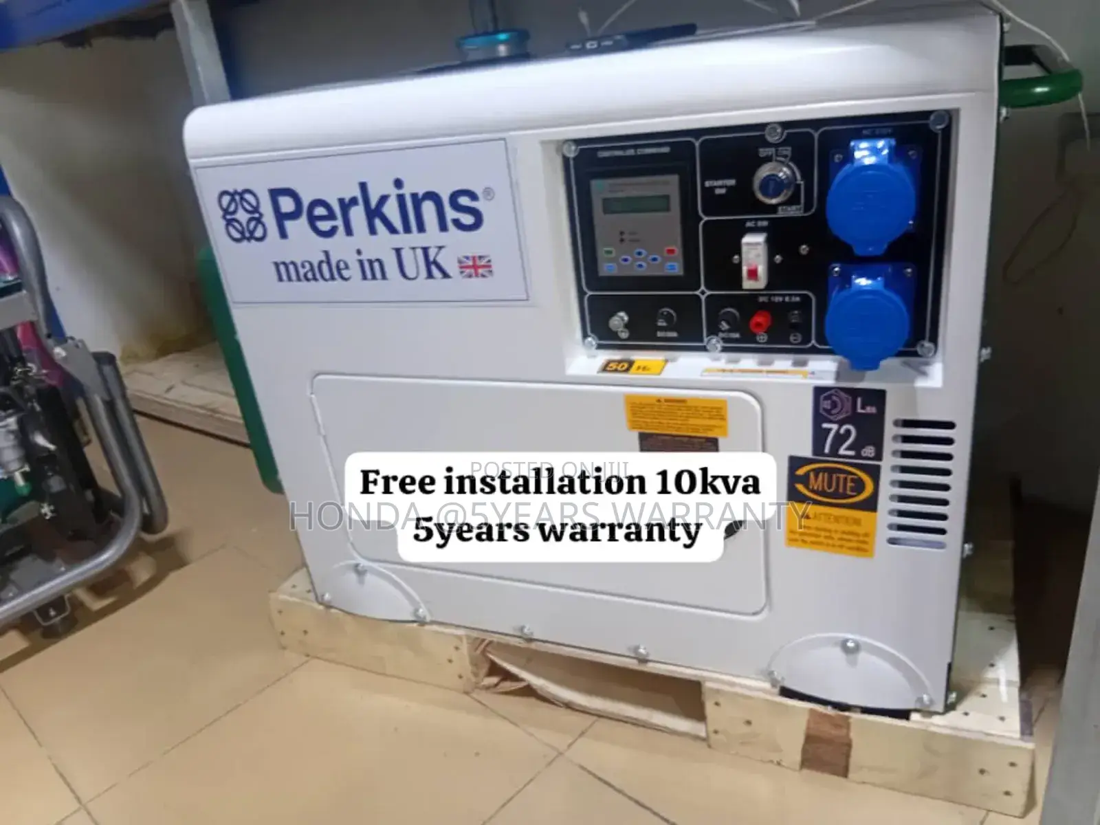 Celesti Sphere Perkins 10kva 13000watts Diesel Generator