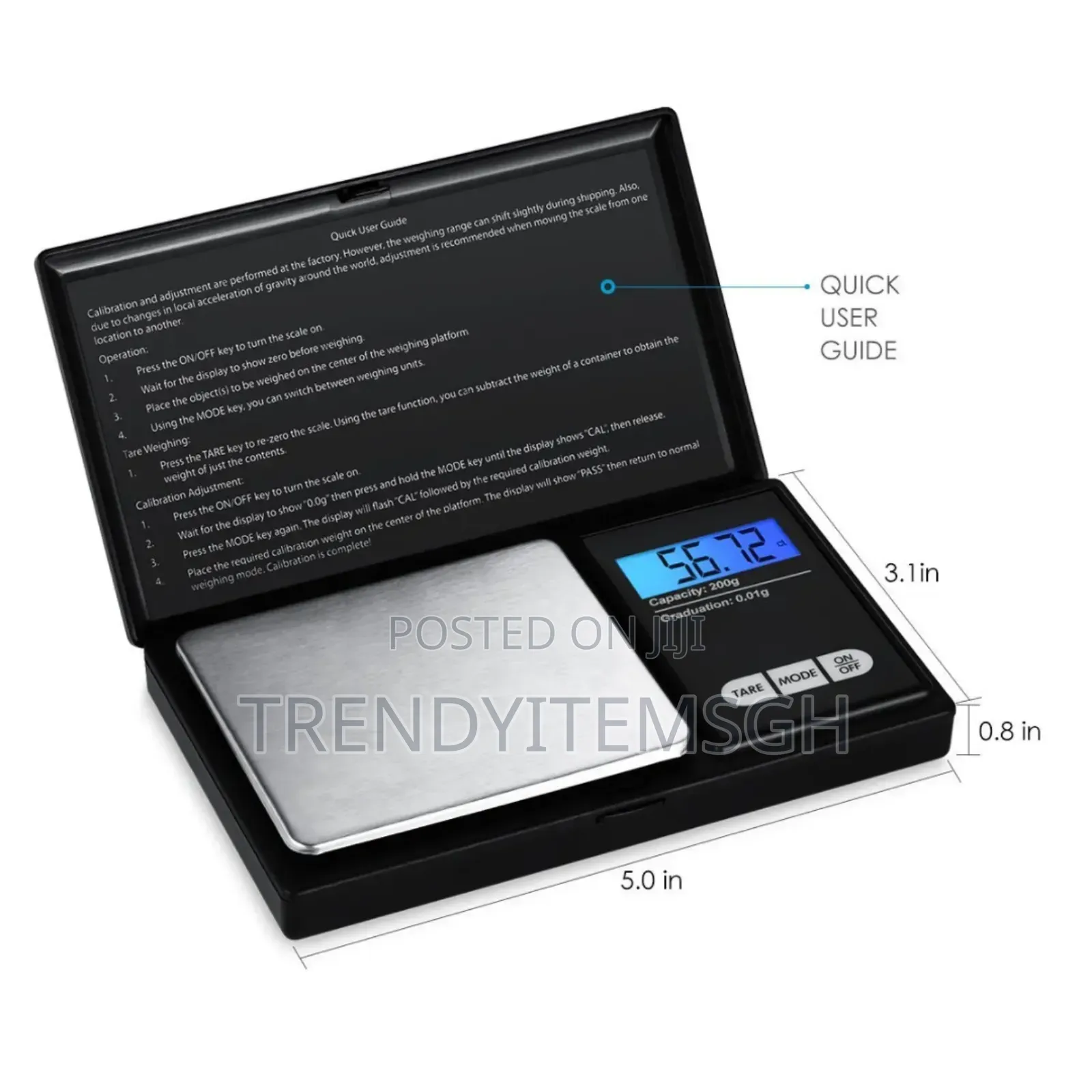 0.01 to 200g Digital Pocket Scale