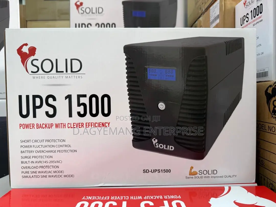 Solid Ups 1500va ( Universal Output ) 1.5 Kva