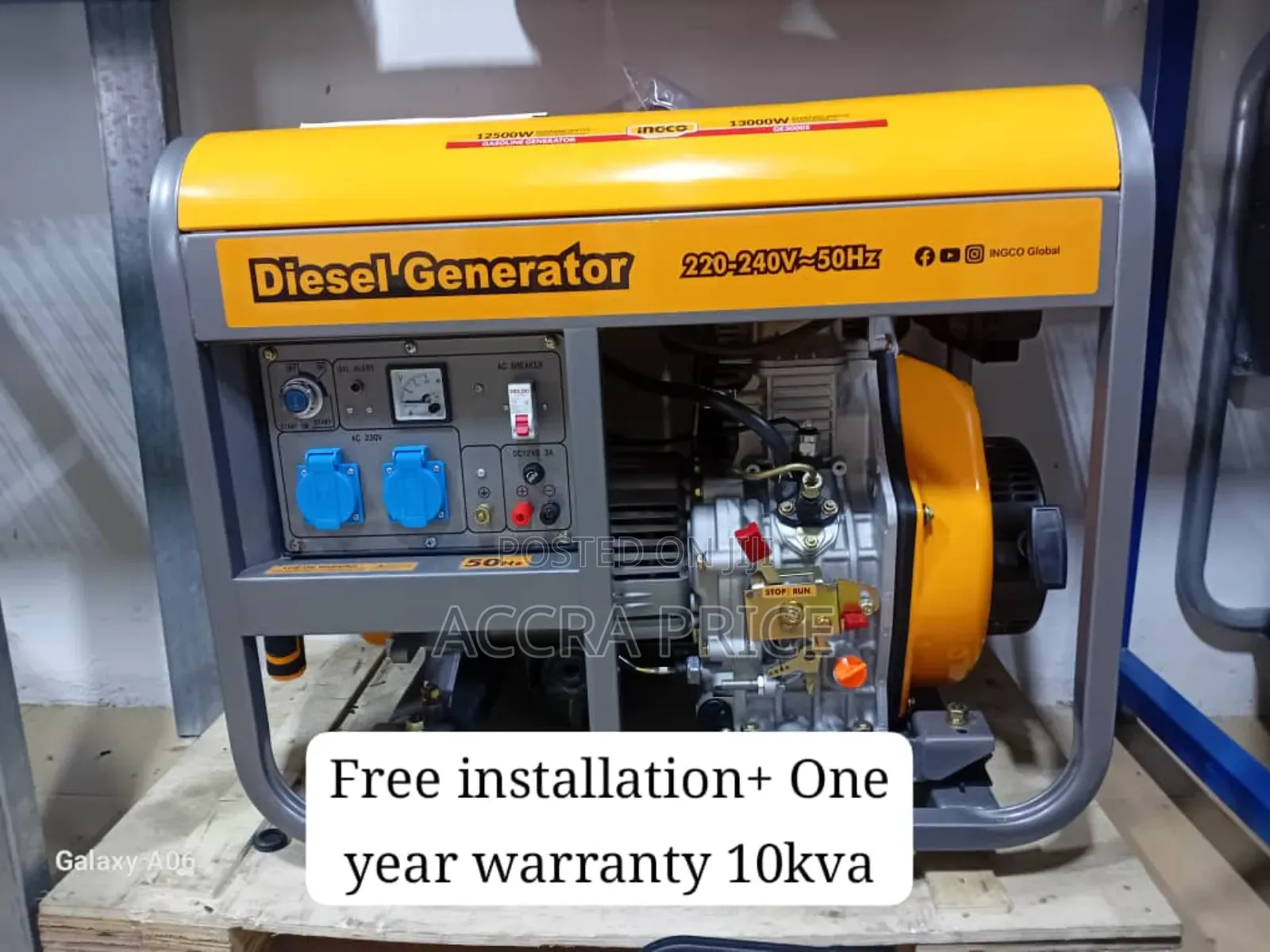 Powergrid Solution Silent 10kva Ingco Petrol Gen Silent
