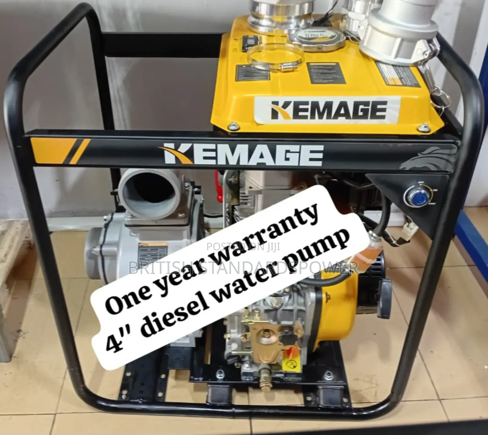 Powerful 4-Inch Diesel Water Pump