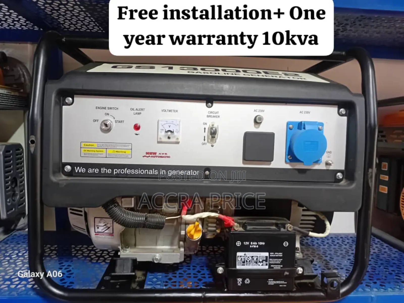 Power Play Uk-D 10kva Petrol Genset 13kw Petrol 13kw