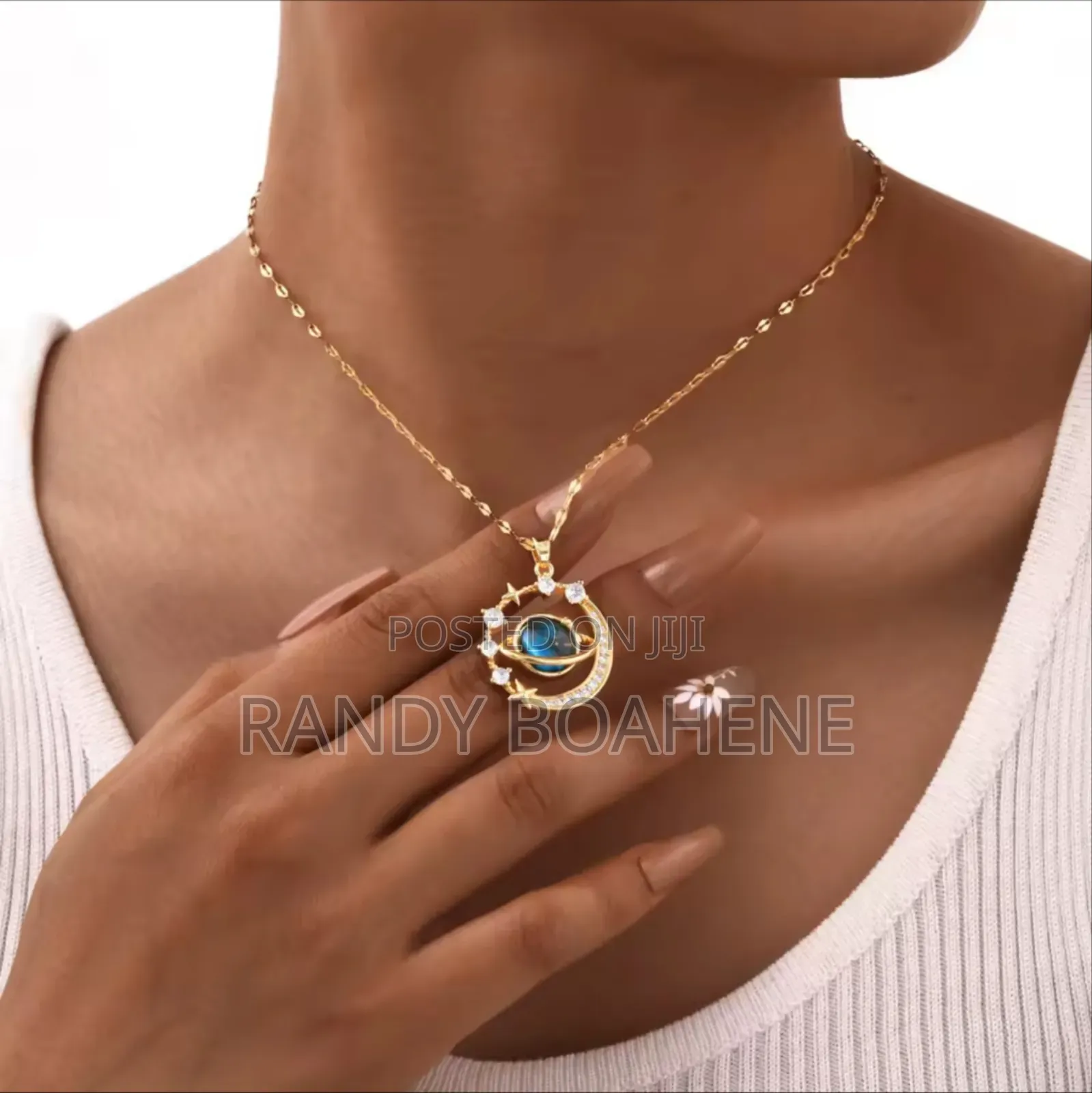 Planet Pendant Necklace for Women