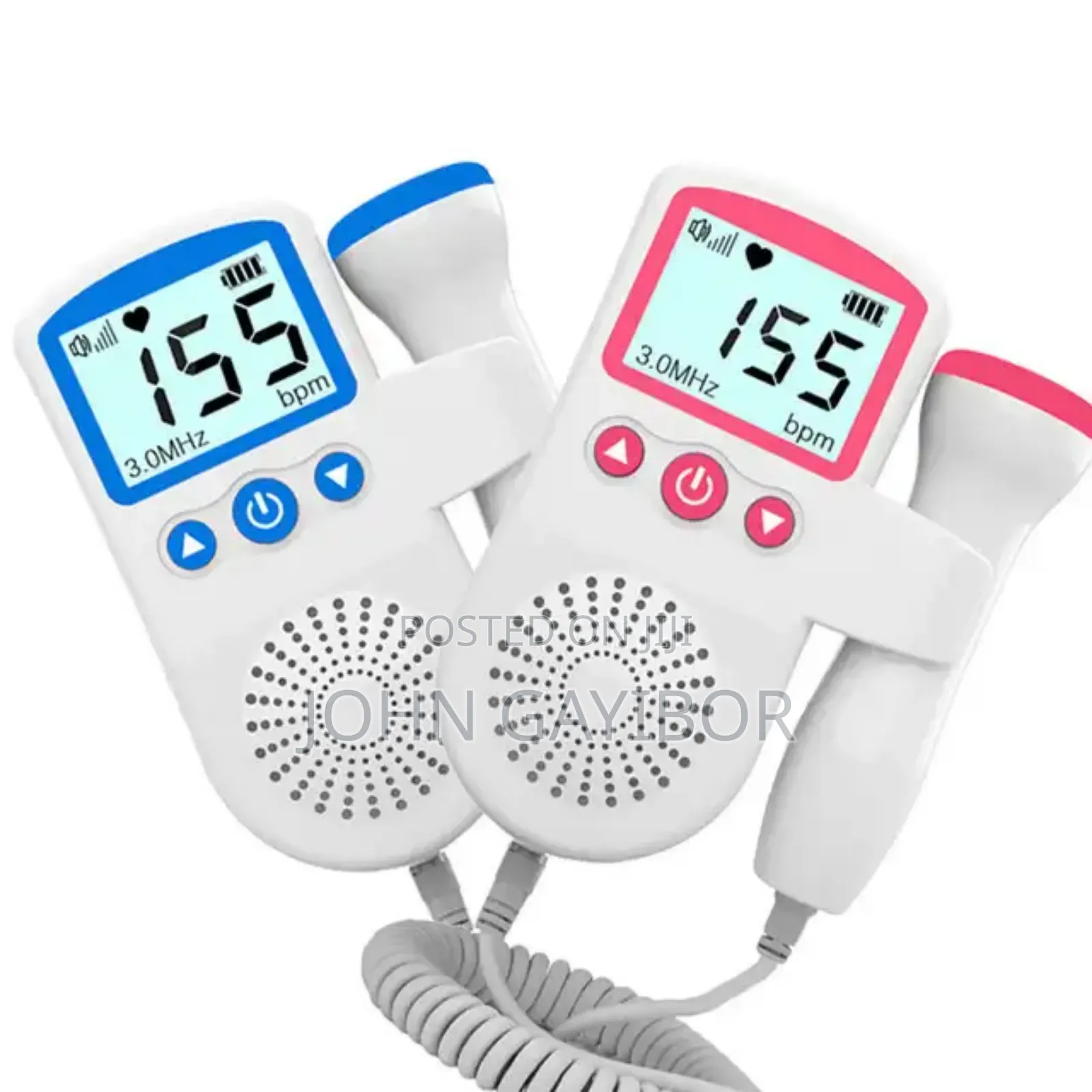 High Quality Fetal Doppler + Free Gel + 6 Months Warranty