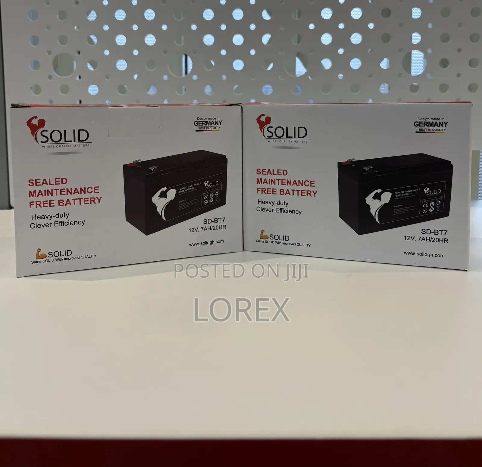 Solid Sealed 12v 7ah Led Acid Ups Battery