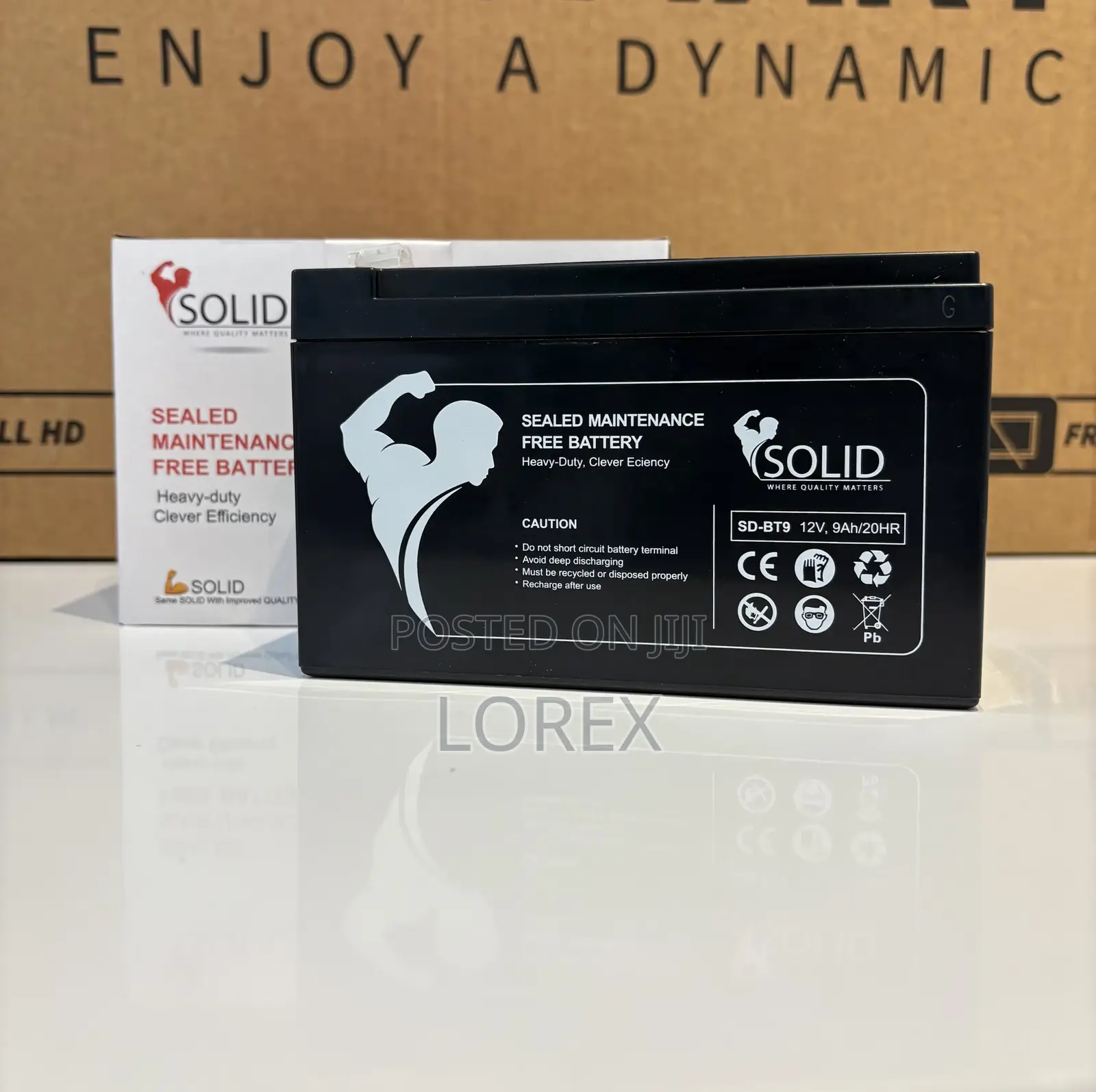 Solid Sealed 12v 9ah Ups Battery Led Acid