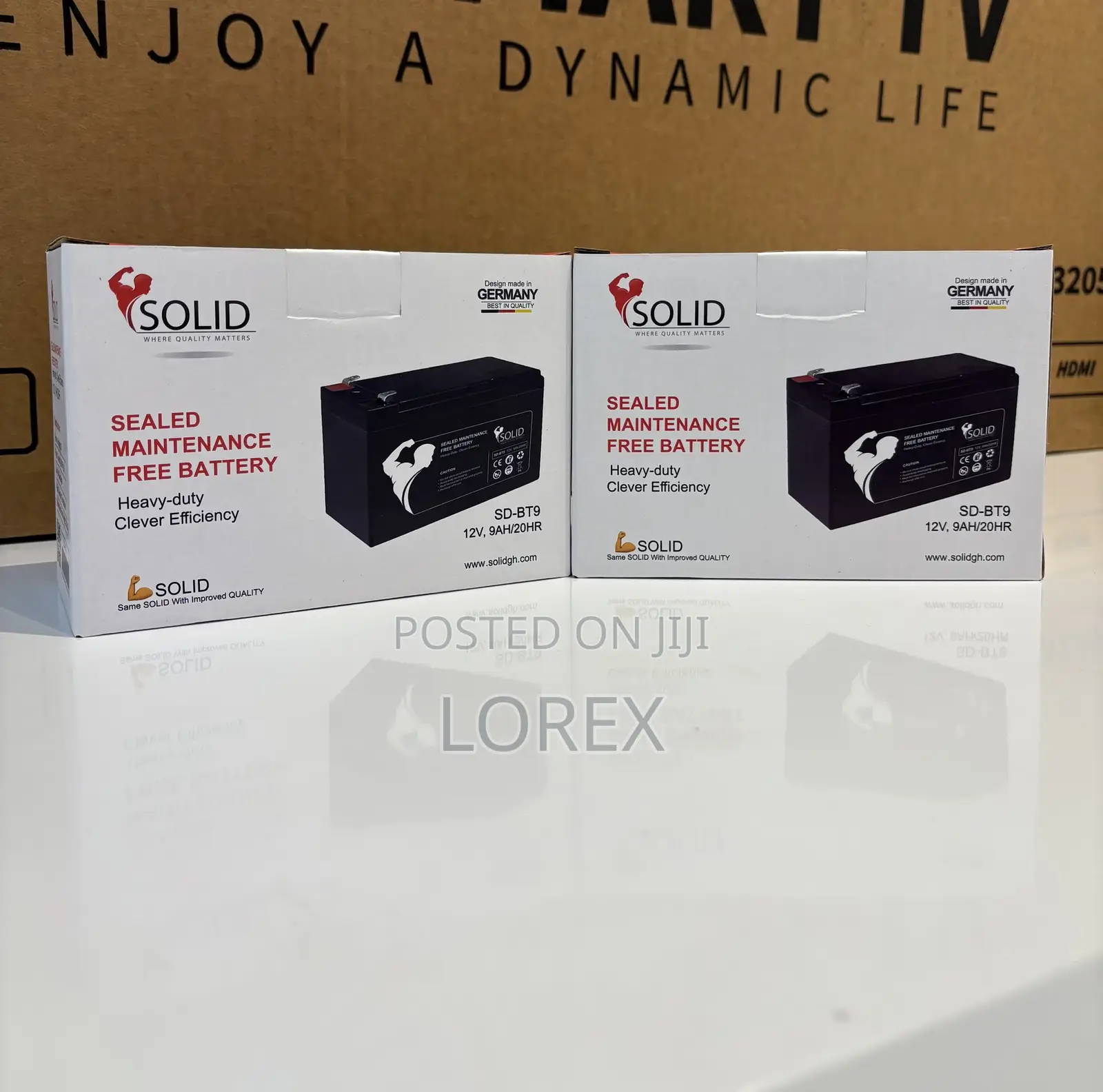 Solid Sealed 12v 9ah Ups Battery Led Acid