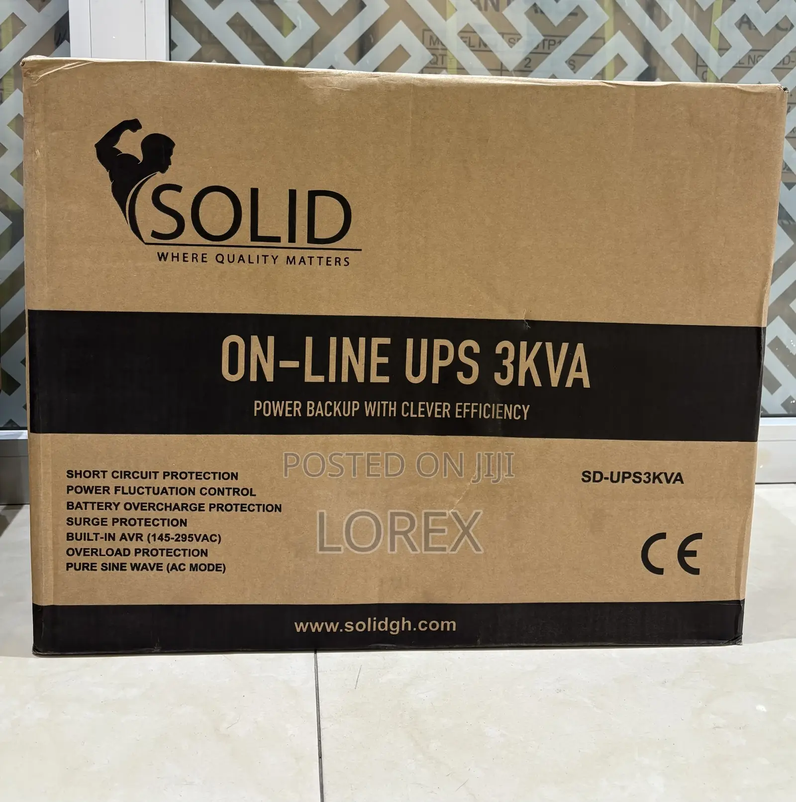 Solid 3kva ( 3000va)Wave Line Interactive Ups+Avr Online