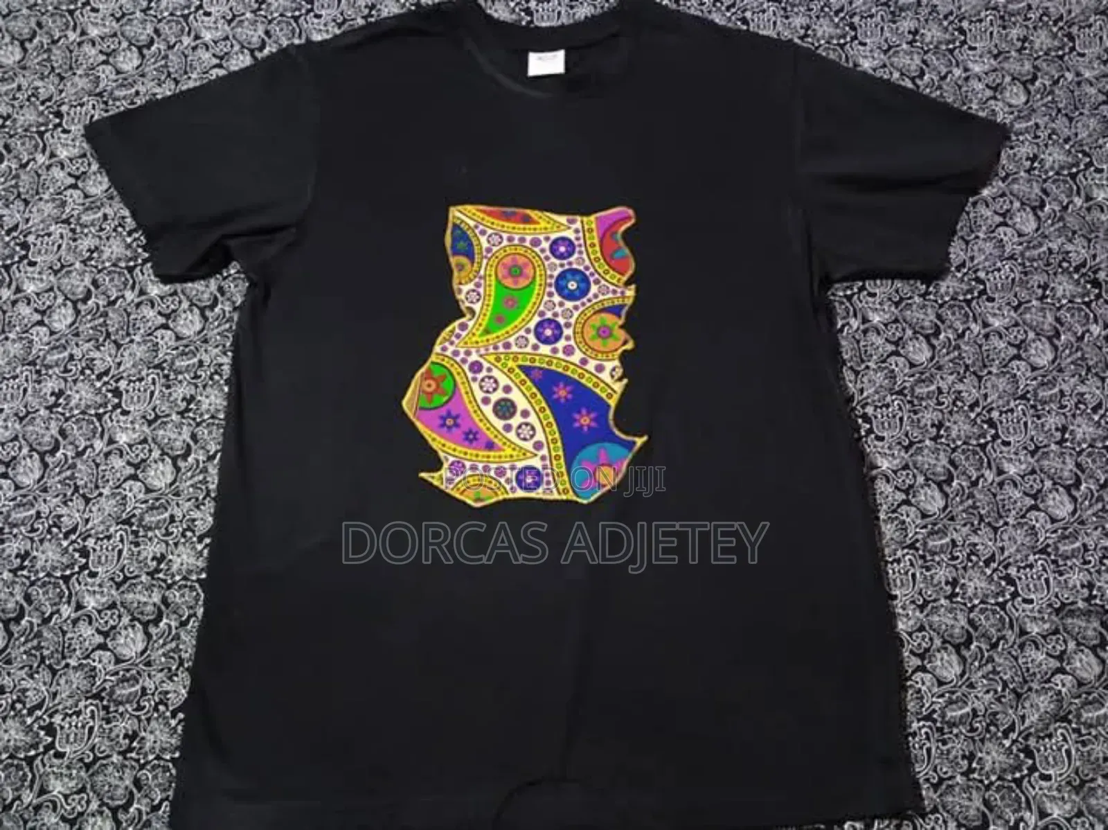 Tshirts Design With African Print Fabric.