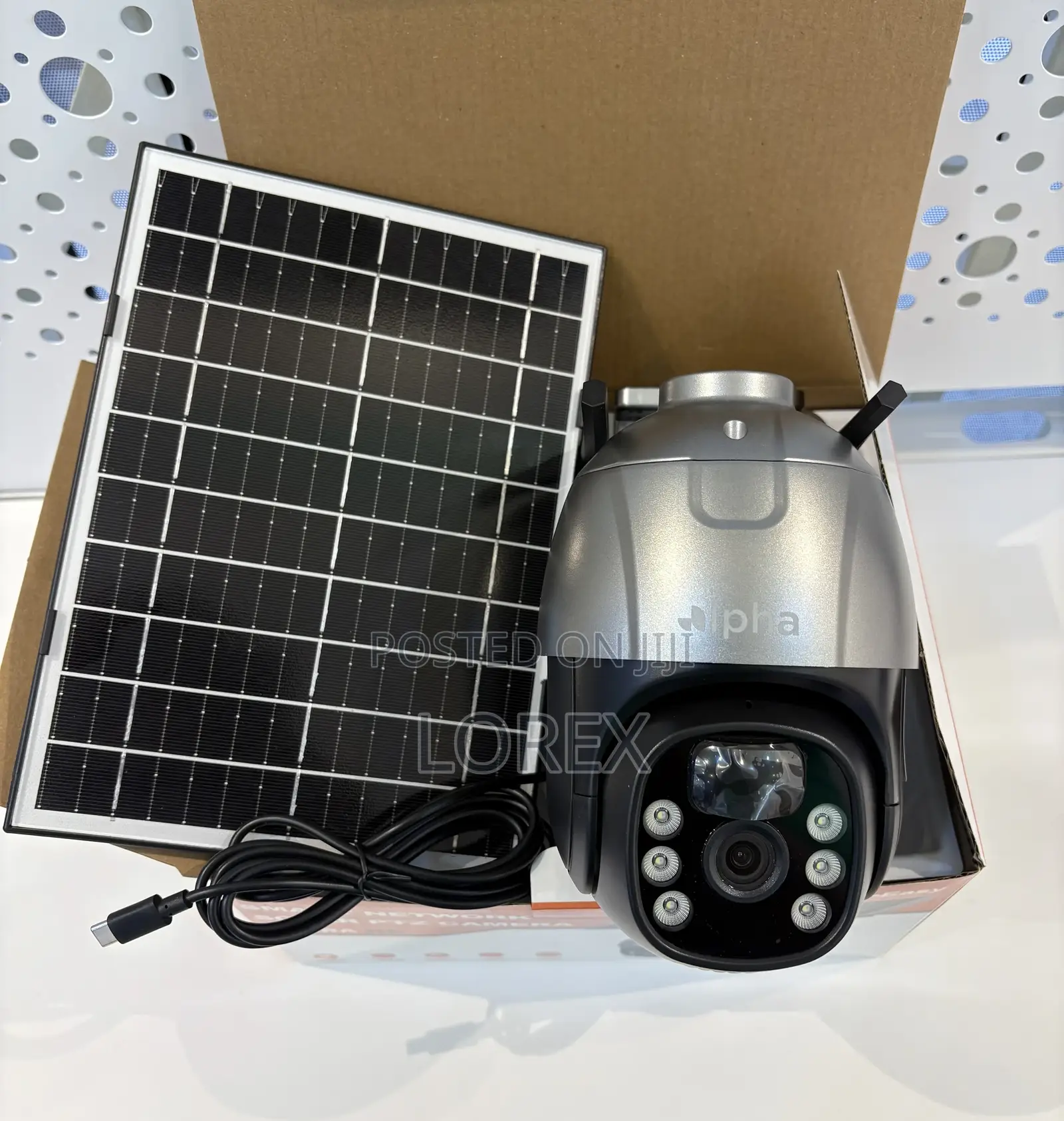 Solar 4g Sim Camera PTZ Single Lens 4mp 2way Talk