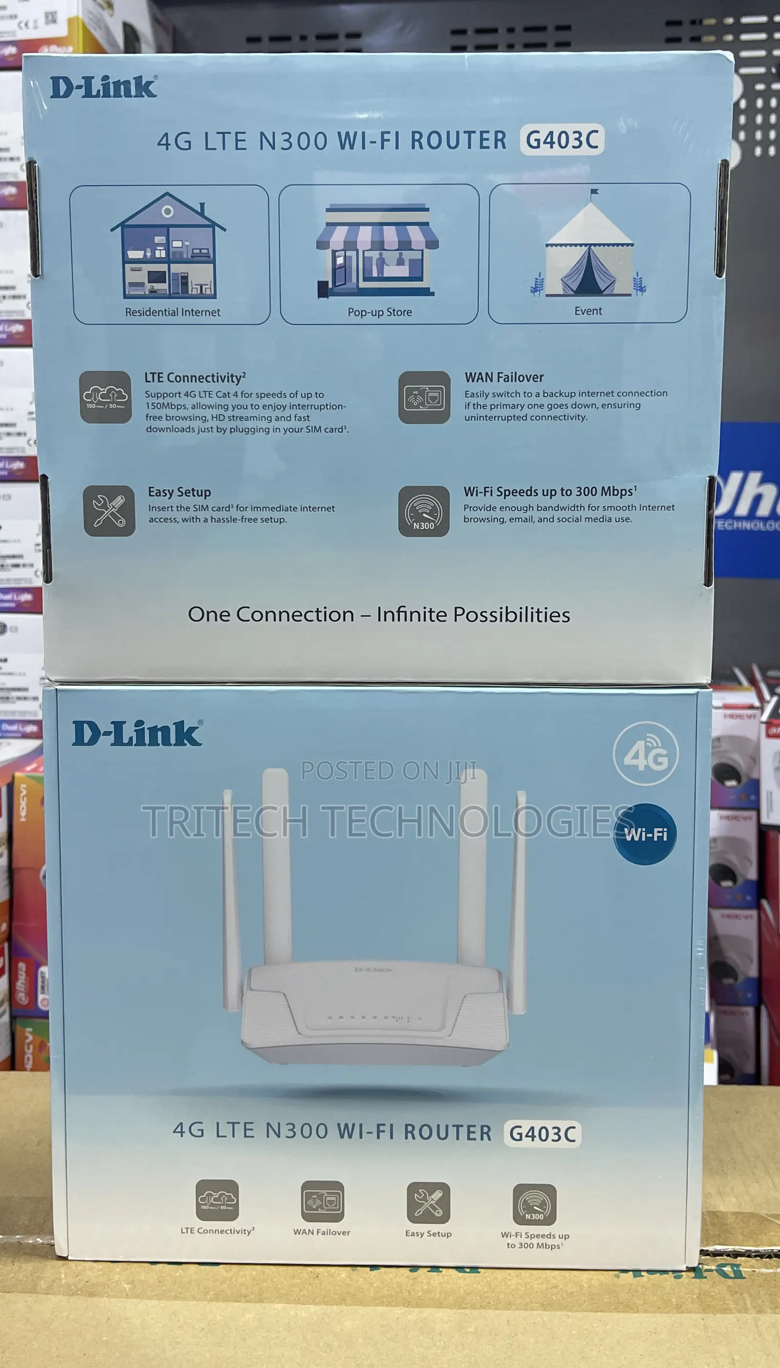 D-Link 4g Lte N300 Wi-Fi Router G403c