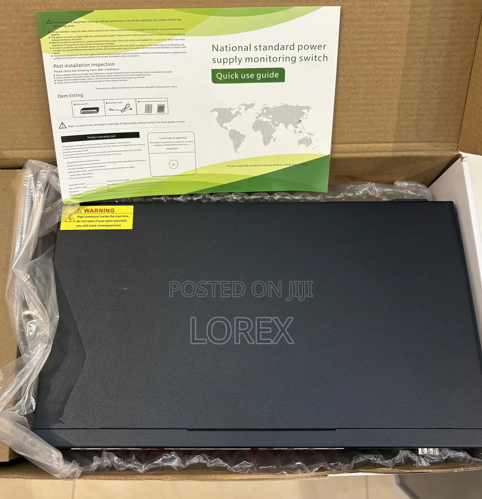 Smart Ai 24ports Poe Switch With 2uplinks and 1sfp Port