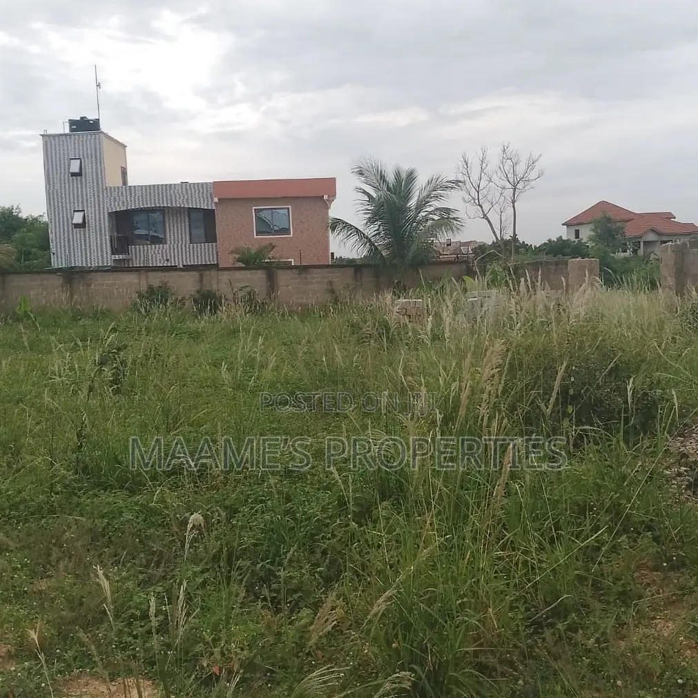 70x100 Titled Plot at Abokobi, Closed to Tarred Road