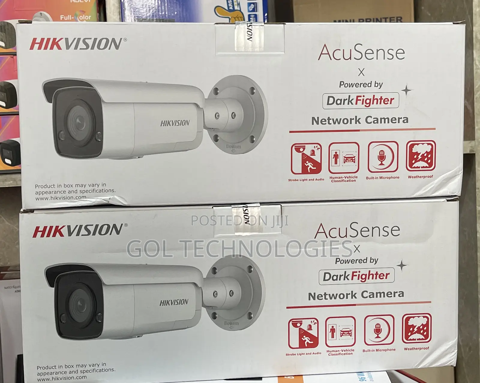 Hikvision Acusense Ip Camera 4mp Strob Light and Au