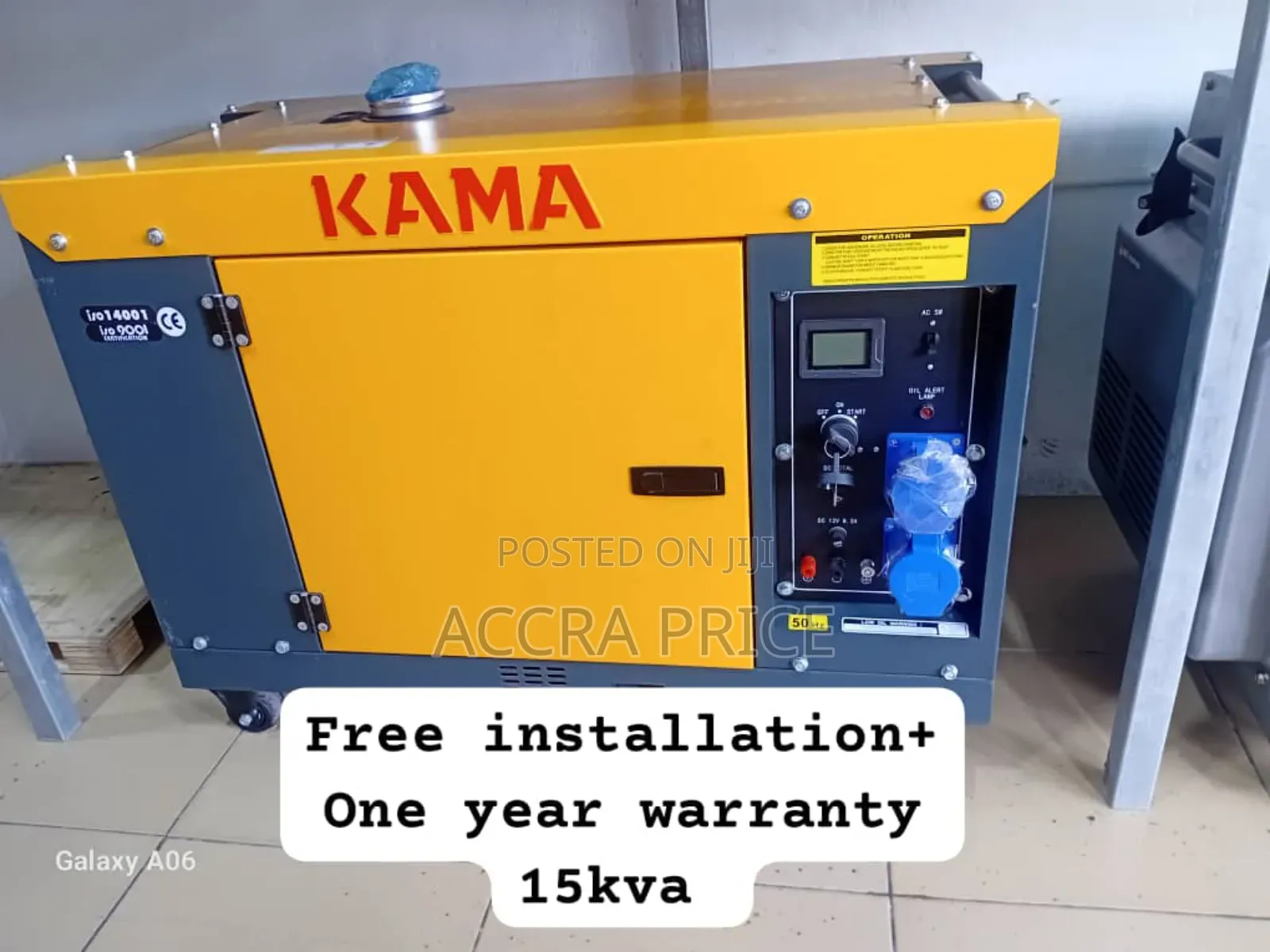 Power Crisis Solution 15kva Kama Diesel Genet Japan Kama