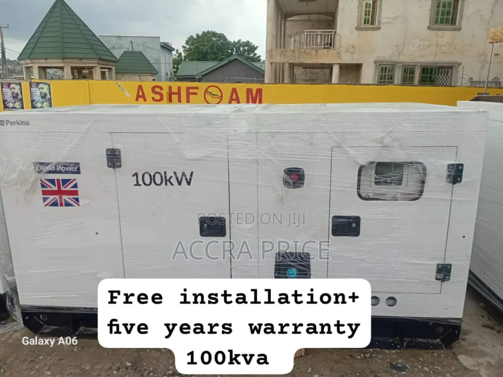 Power Crisis Solution 100kva Perkins Diesel Gen Brit Perkins