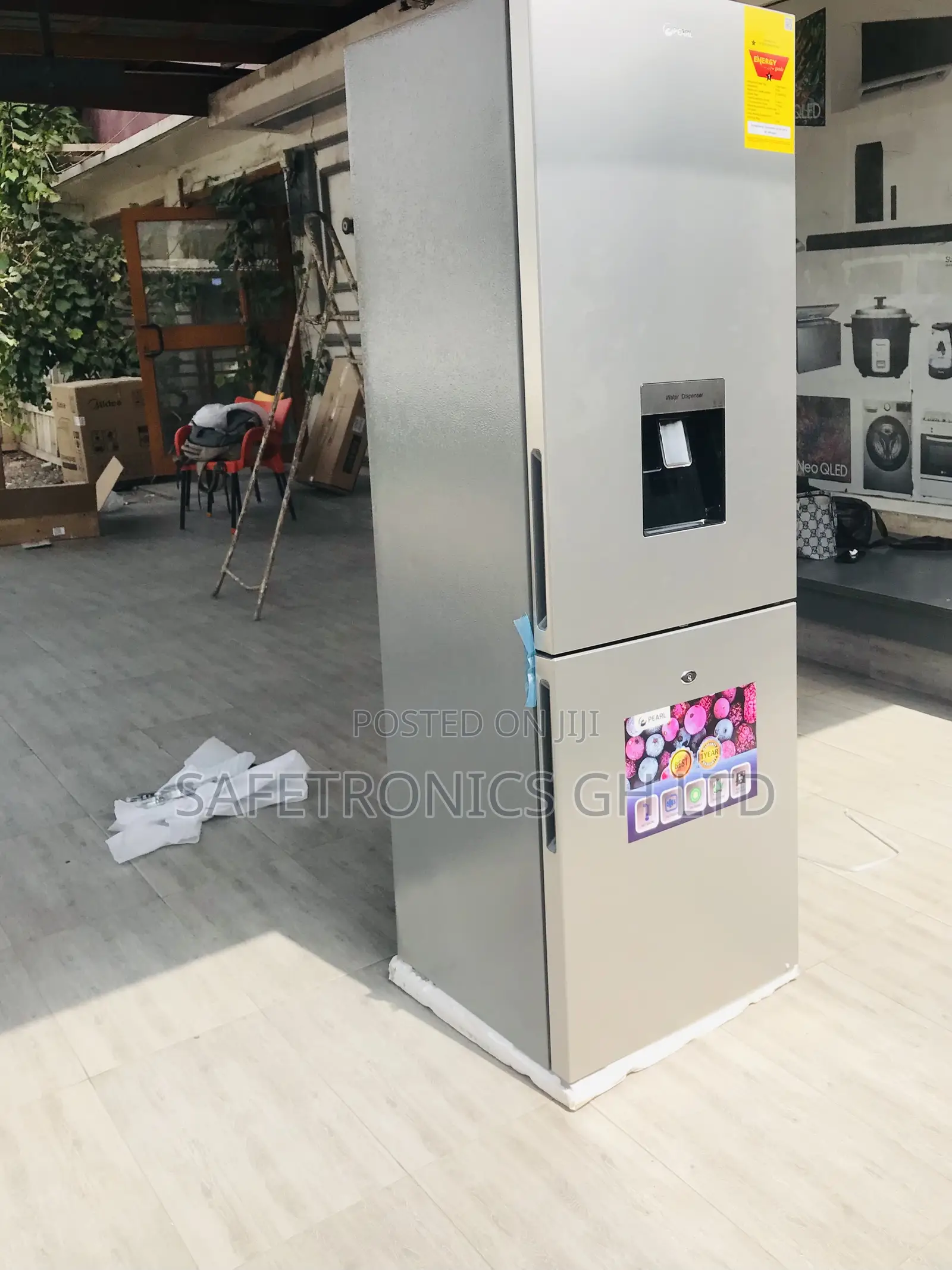 Accurate Grey Pf-334 Bottomfreezer 2 Doors Pearl 251 Liters