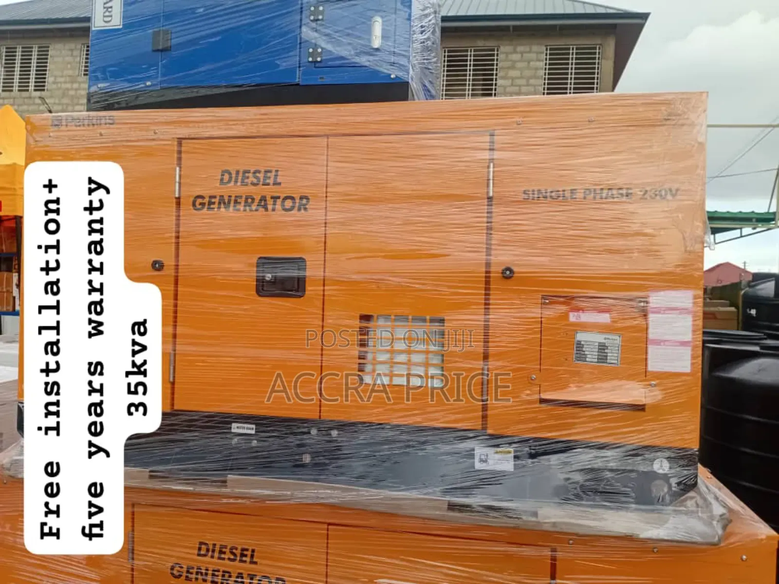 Power Wizard 35kva Perkins Diesel Generator 30000watts