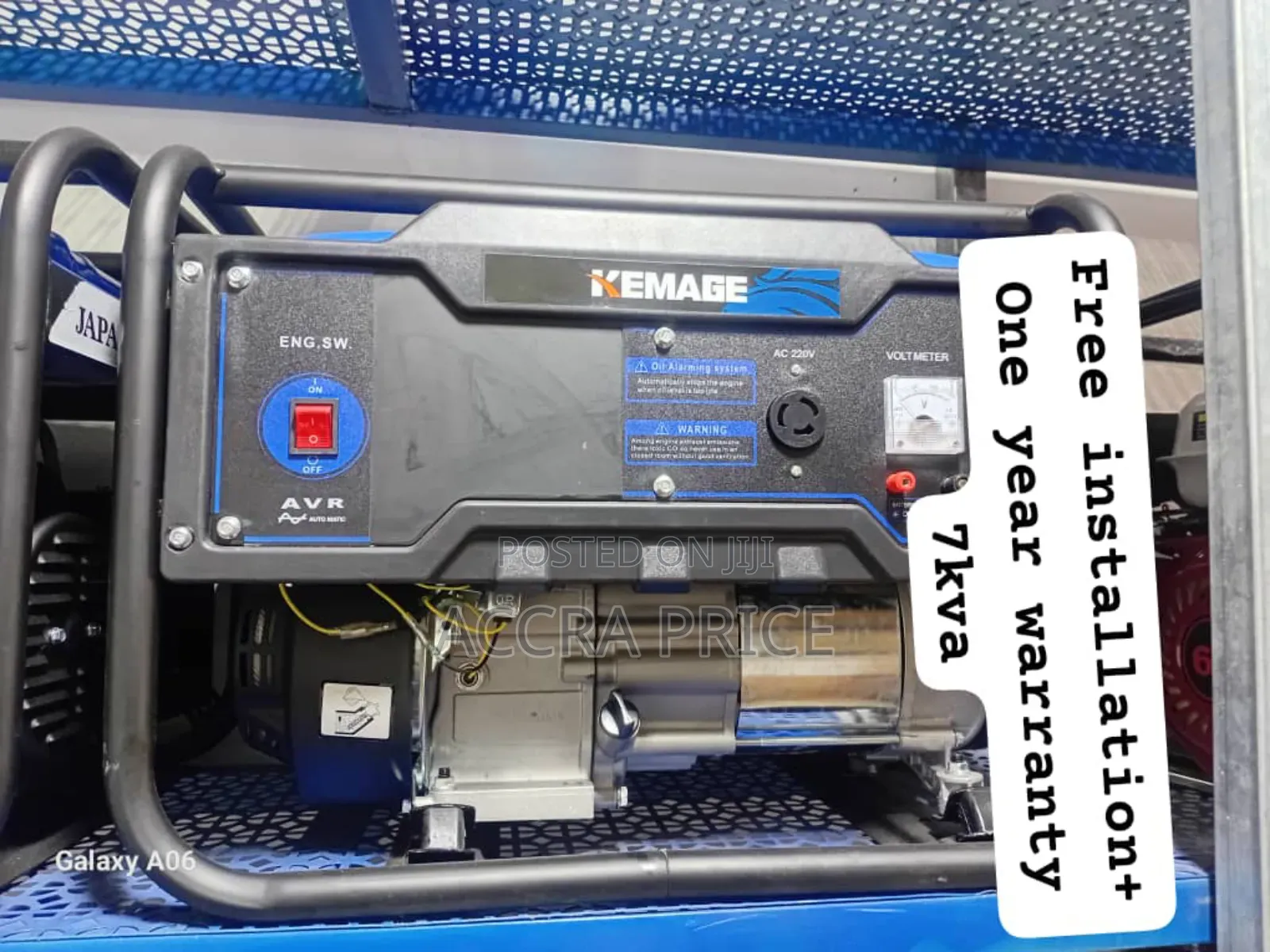 Power Wizard 7kva Perkins Petrol Generator 8000watts