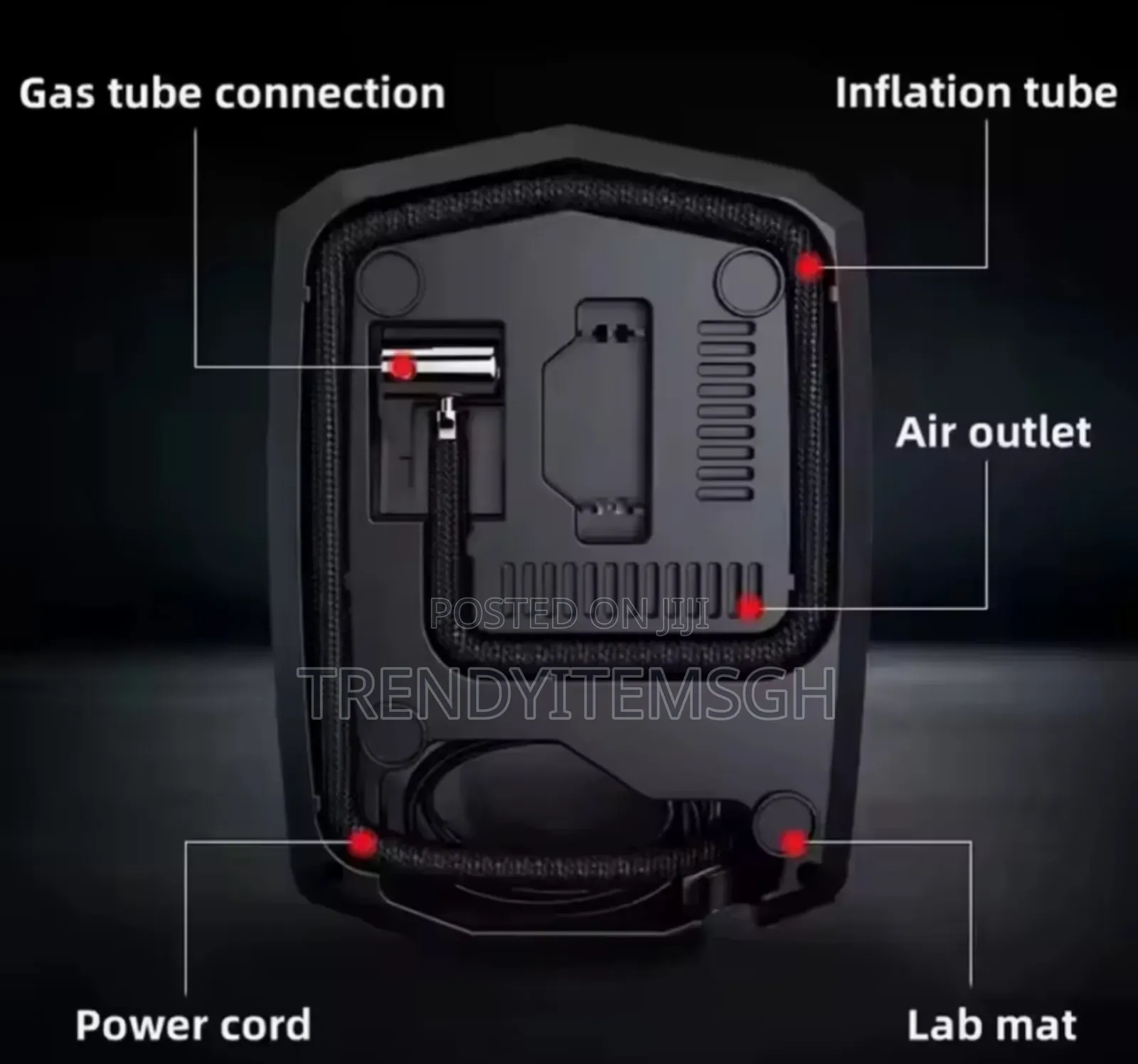 Digital Display Air Compressor Car Tyre Inflatable Pump