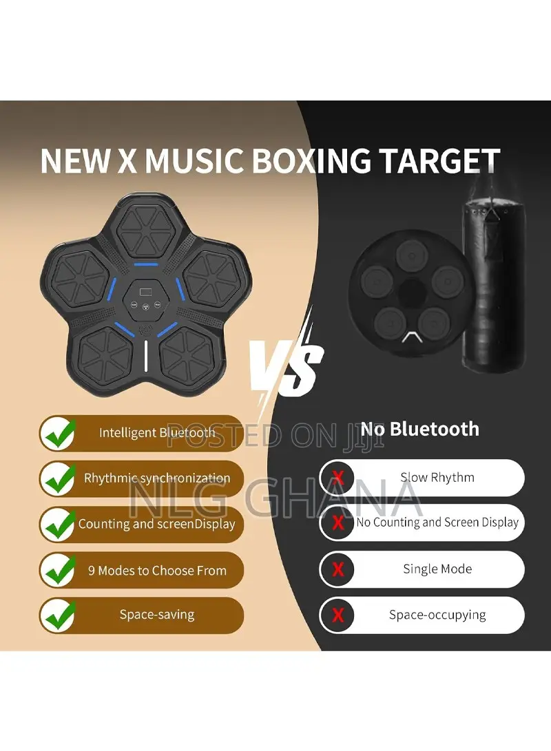 5-Hitting Points Bluetooth Pairing Boxing Training Hj_g083_e