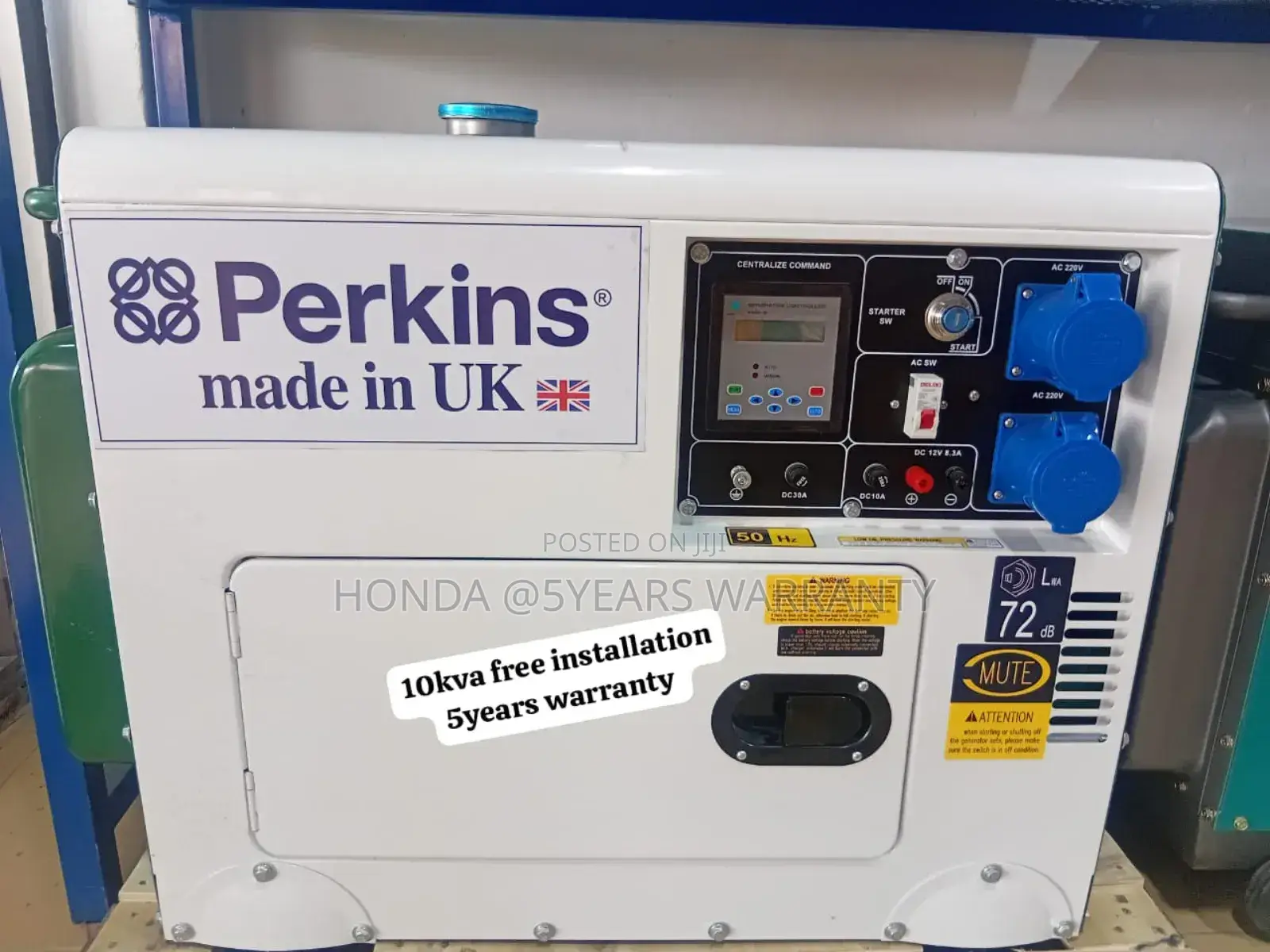 Custom Gen Solutions Perkins 10kva 13000watts Diesel