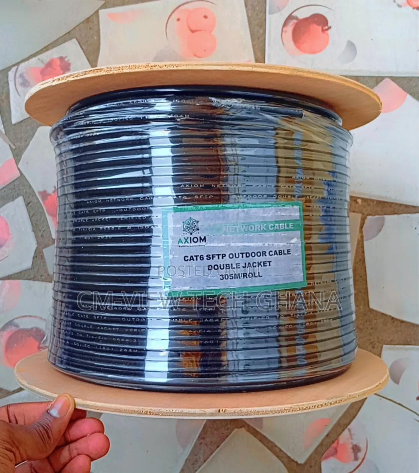 305m Axiom SFTP Outdoor Cat6 Cable