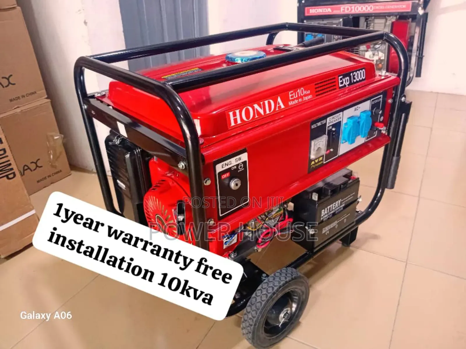 Valor Source Honda Petrol 10kv Generator 10