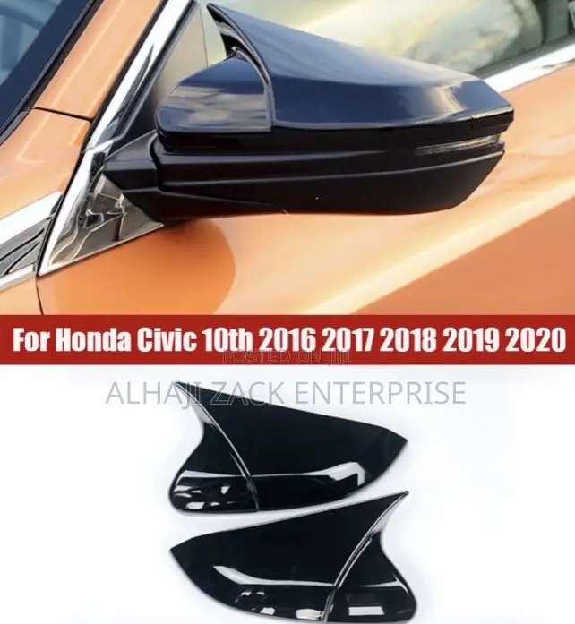 Civic 2018 Mirror Cover Shark Fin Carbon Fibre
