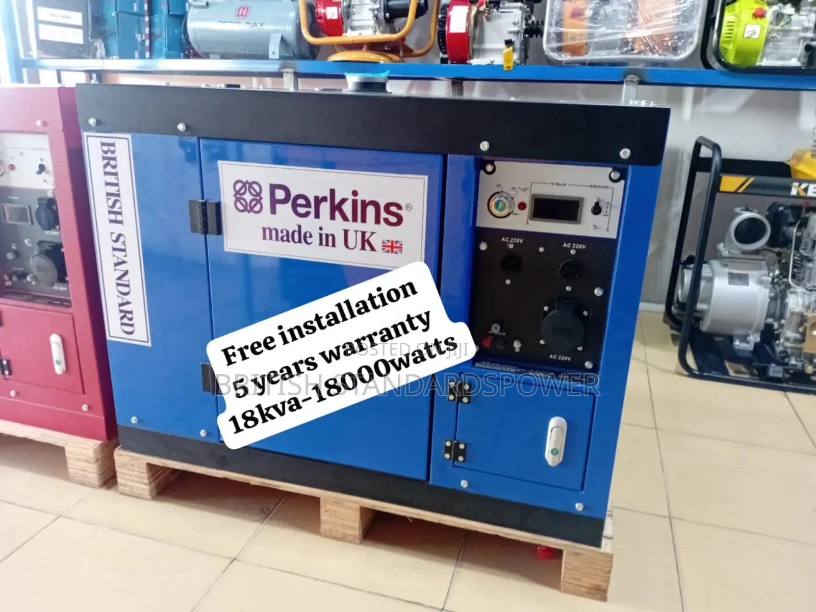 Perkins Diesel Engine System 18kva Silent Generator Perkins