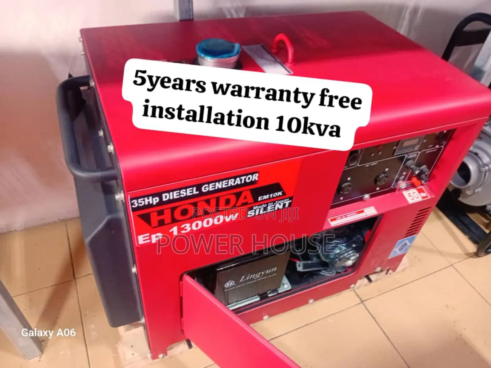Vortex Bock Honda Diesel Engine Generator 10kv