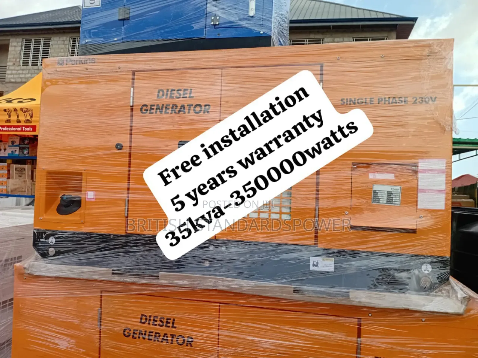 Exuberant 35kva Silent Diesel Generator With Long Durability