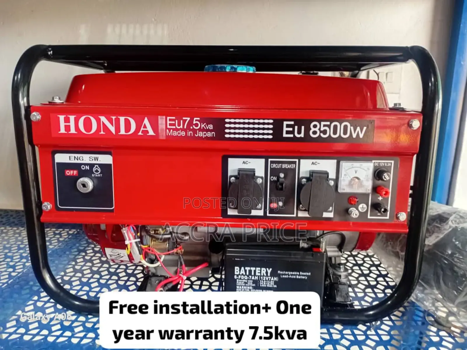 Energyprovider Honda 7.5kva Petrol Generator Generator Japan