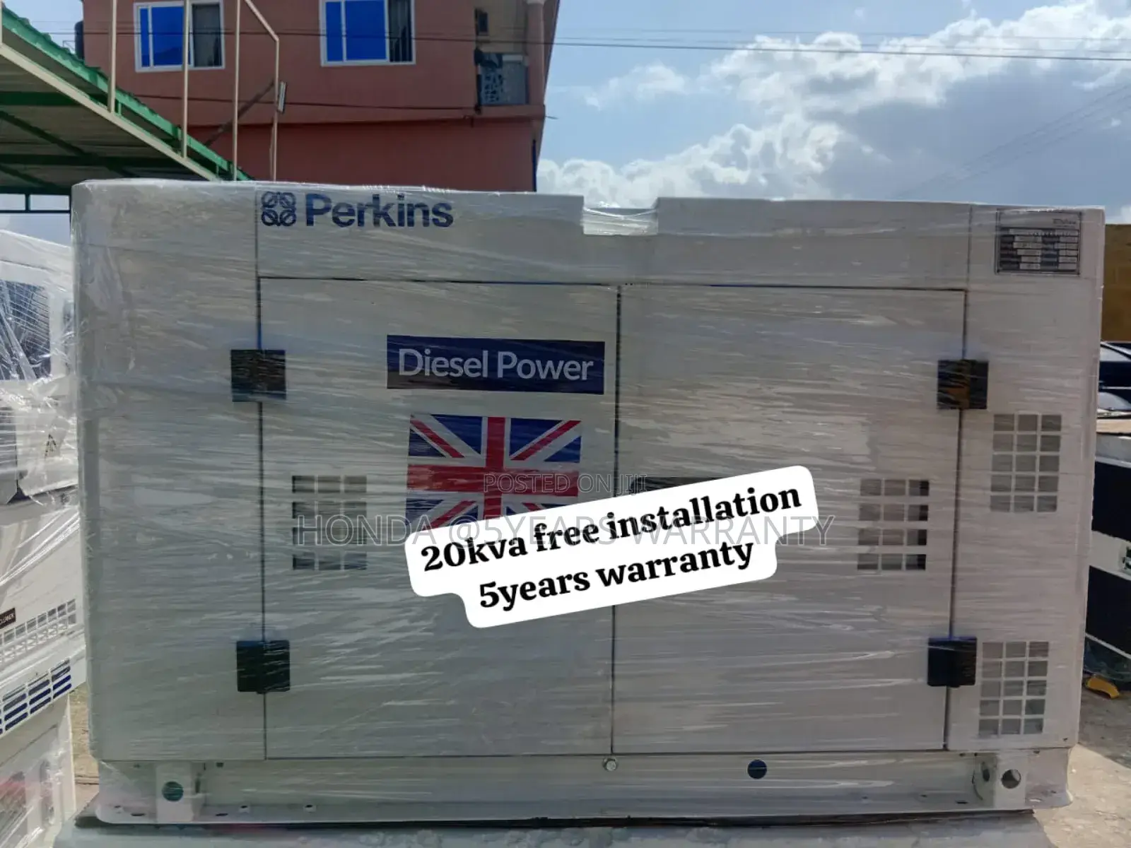 Quiet Gen Operation Perkins 10kva 13000watts Diesel