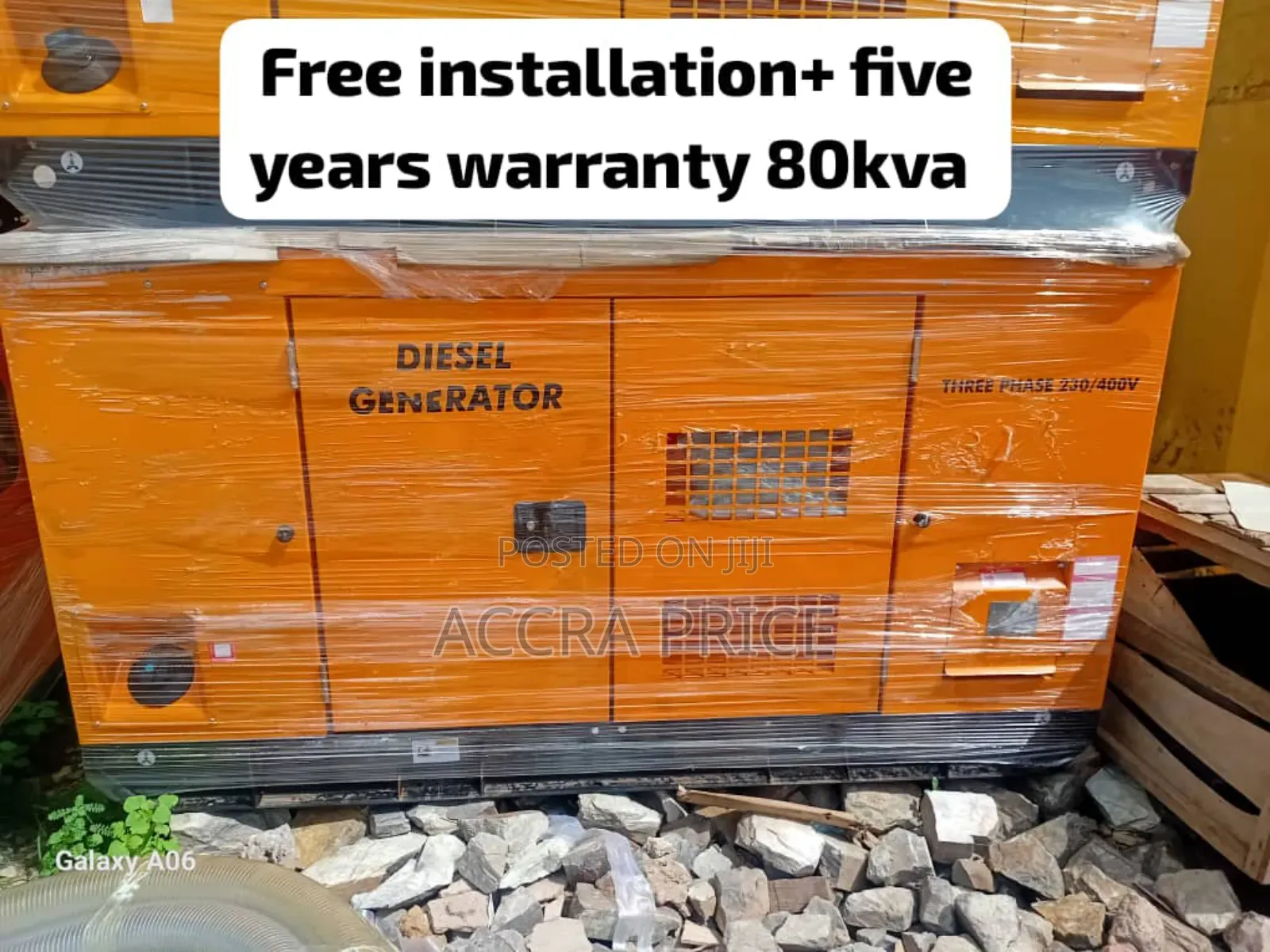 Generator Prodigy From Perkins Diesel Machine 80kva Perkins