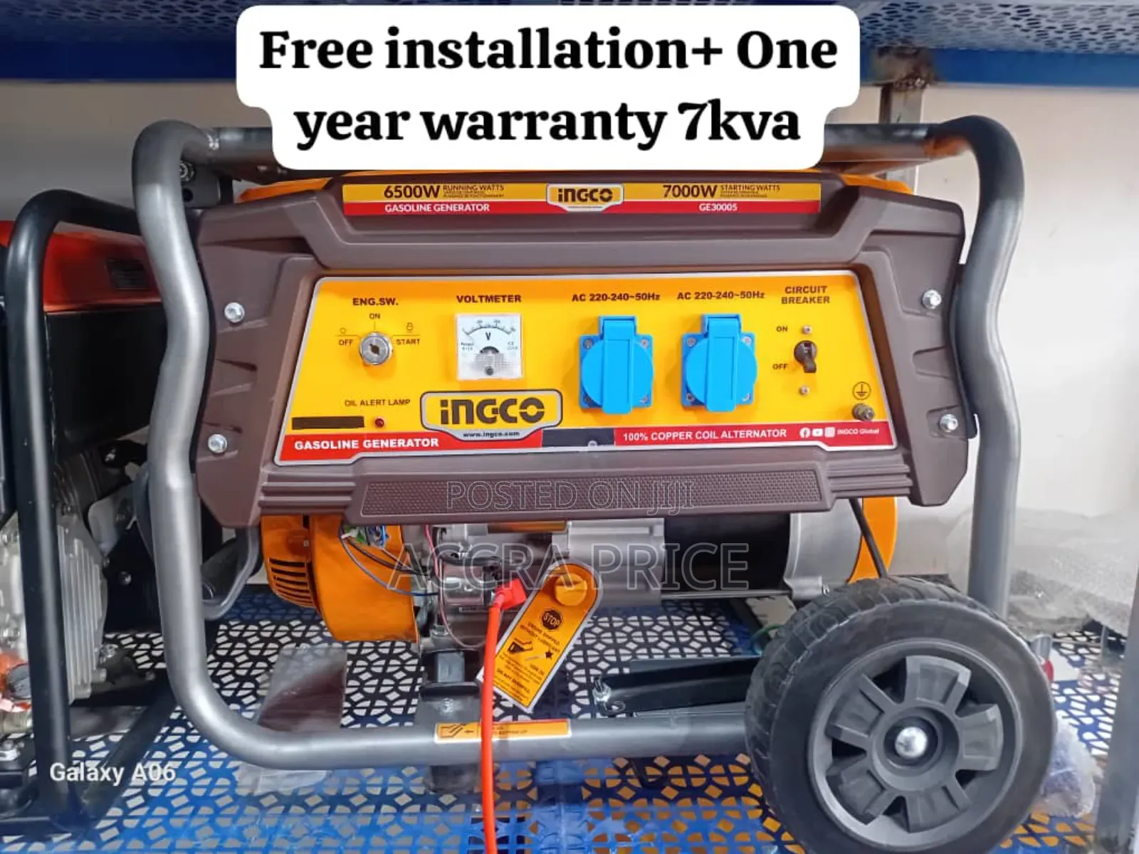 Generator Prodigy From Ingco Petrol Machine 7kva Ingco