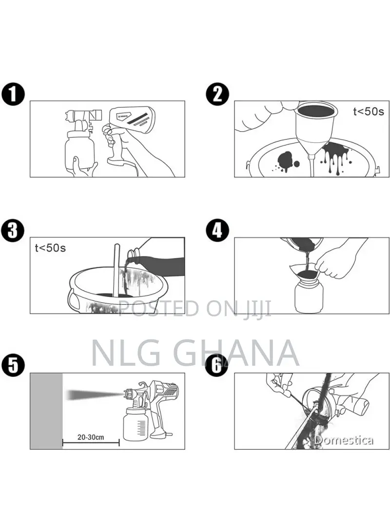 Paint Sprayer 400w Spray Gun 1000ml / S Electric Tvx23637