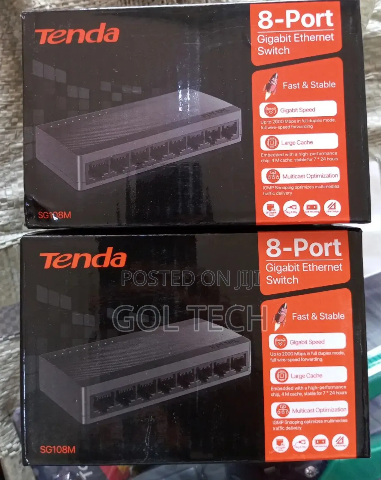 8 Port Gigabit Ethernet Switch Tenda Sg108m