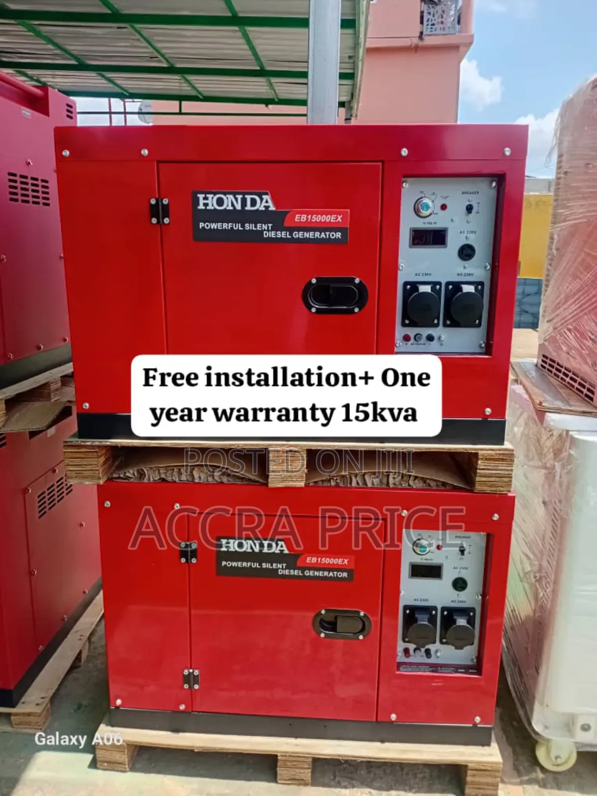 Energypower System Generator 15kva Diesel Honda Genset