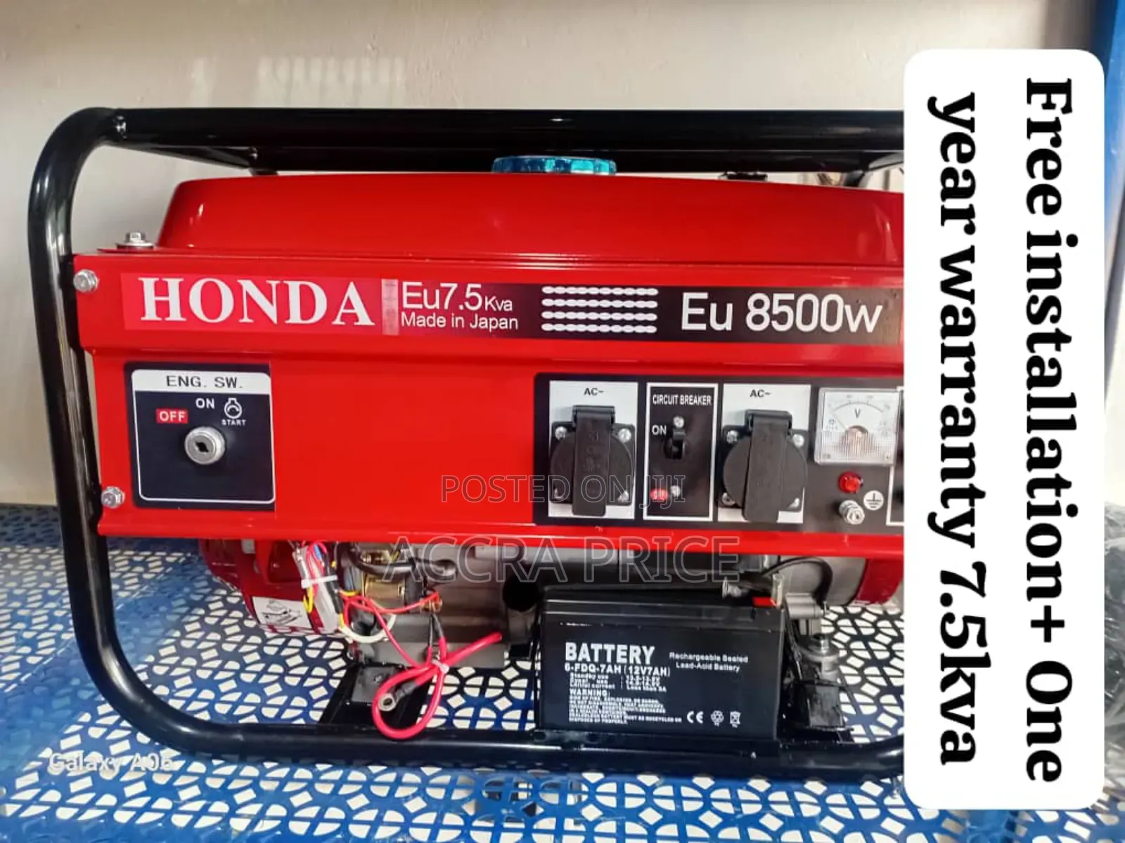 Energypower System Generator 7.5kva Petrol Honda Genset