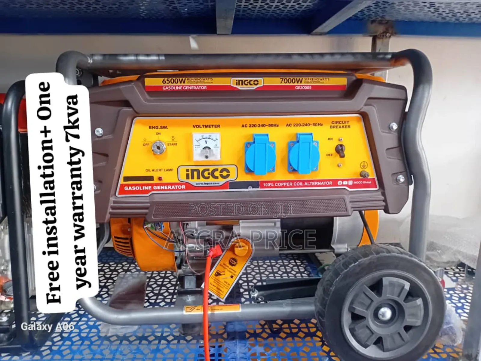 Energypower System Generator 7kva Petrol Ingco Genset
