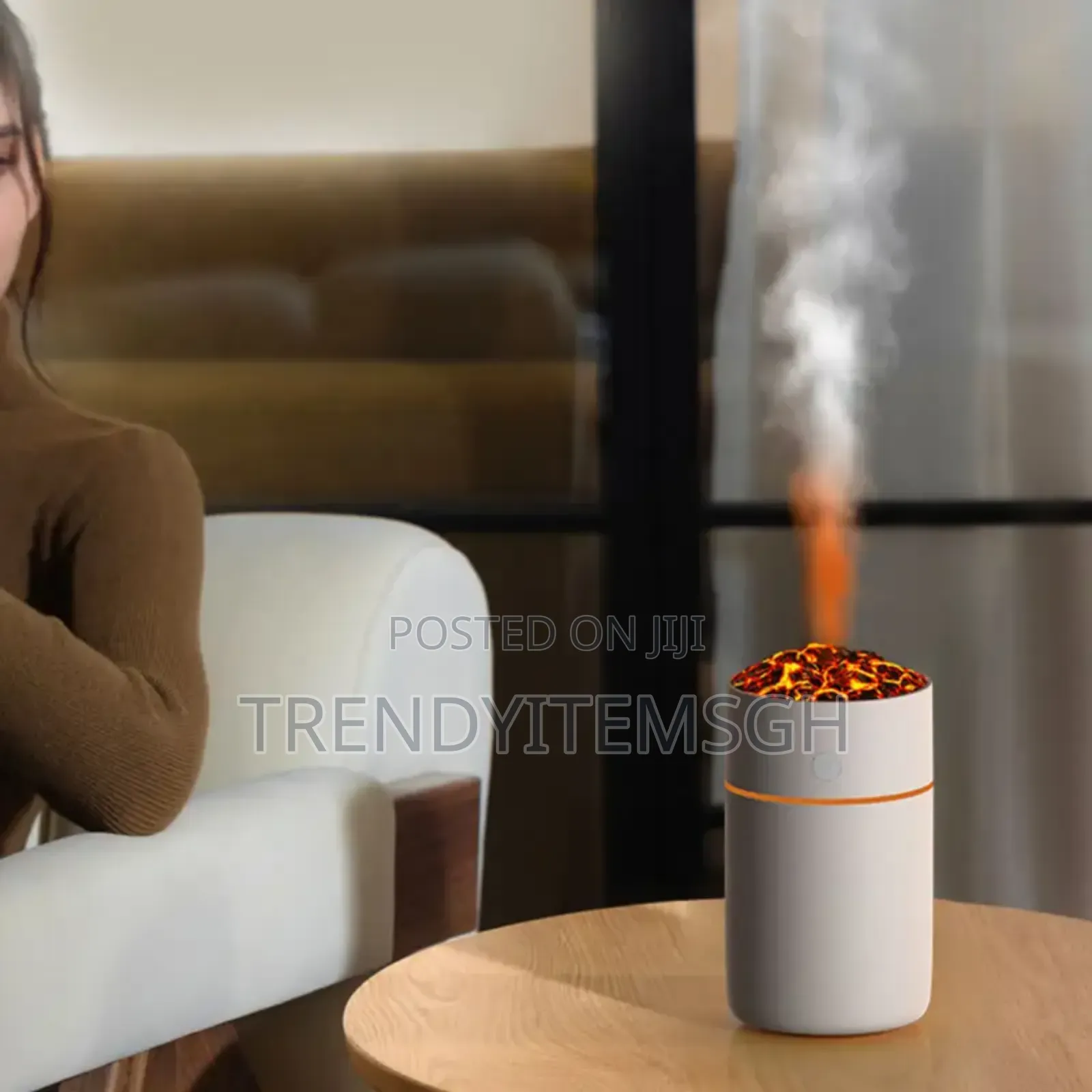 Cool Mist Night Light Volcano Humidifier Aroma Diffuser