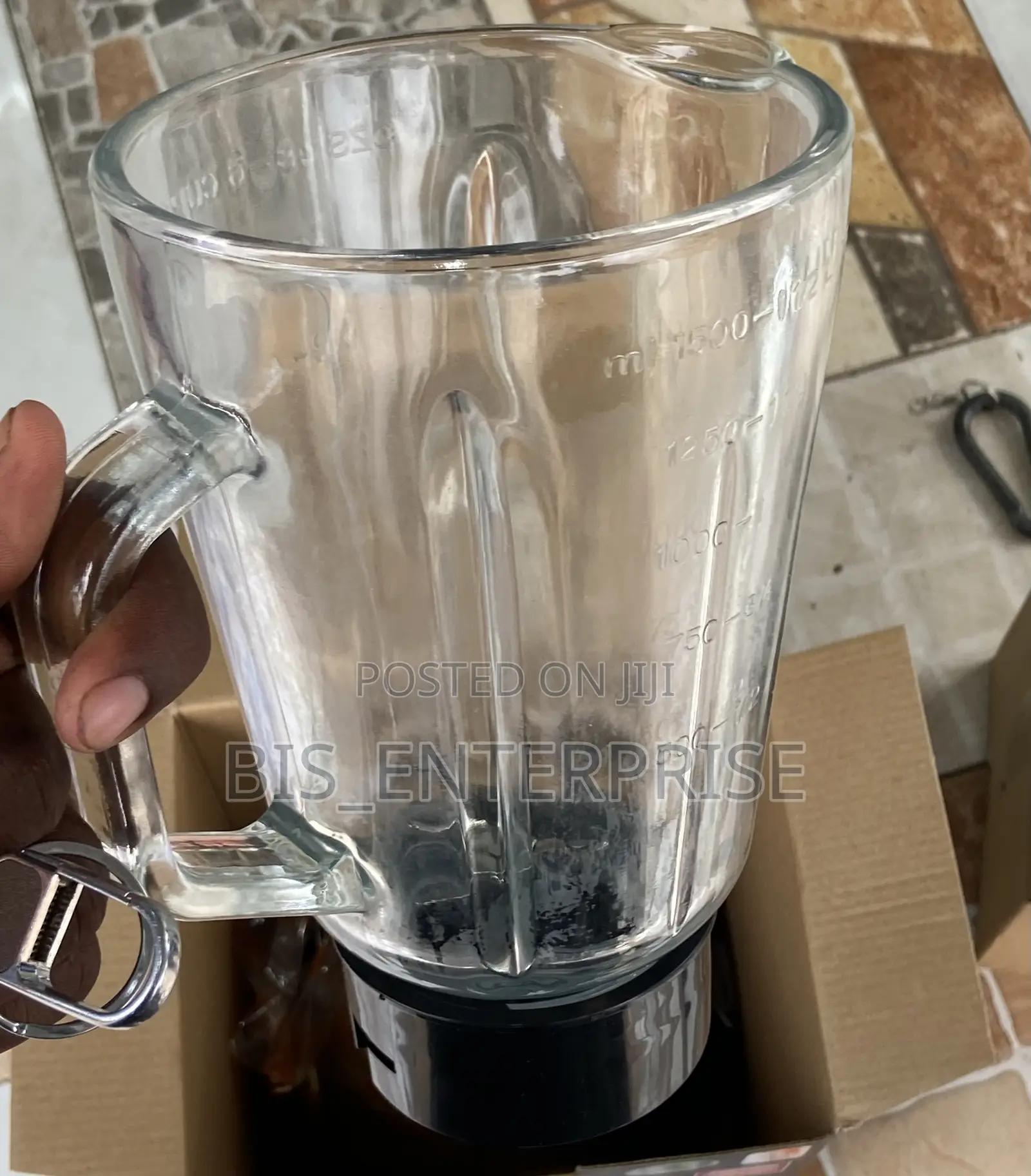 Raf Electric Blender 1.5 Liters Glass Type