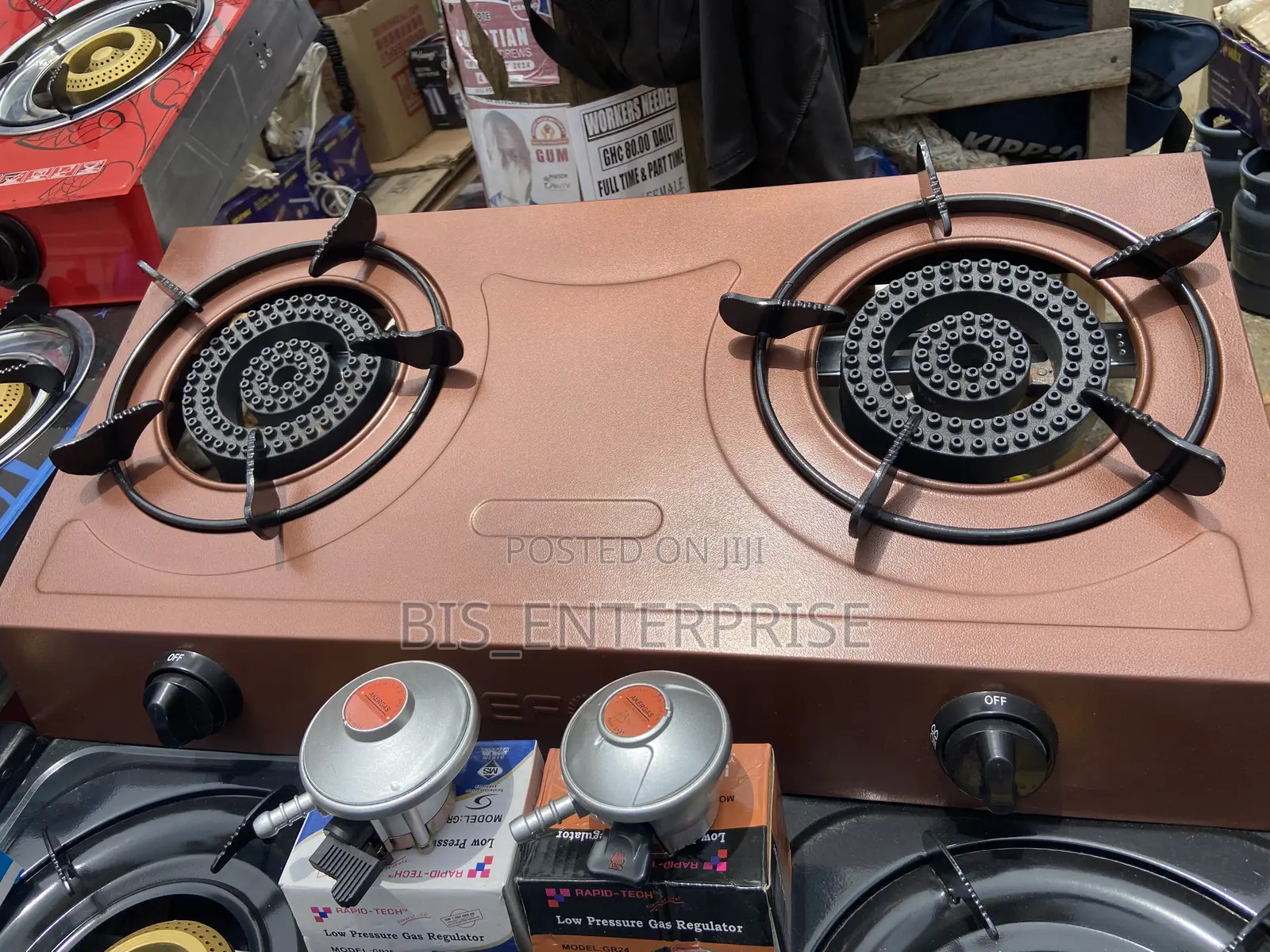 Original Two Table Burner Brown