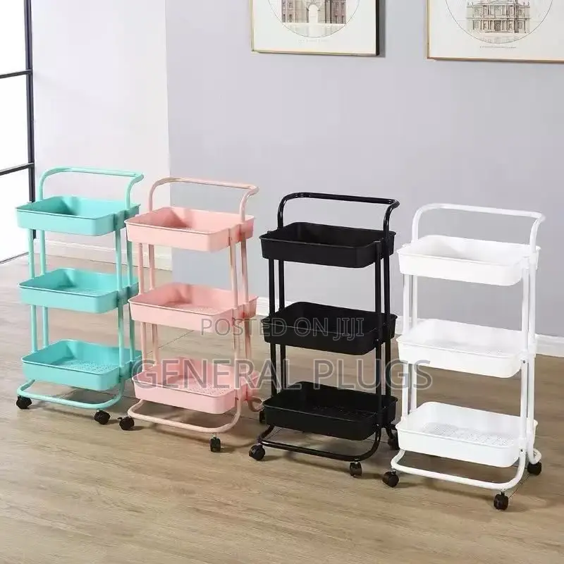 3 Tier Rolling Storage Cart Organizer